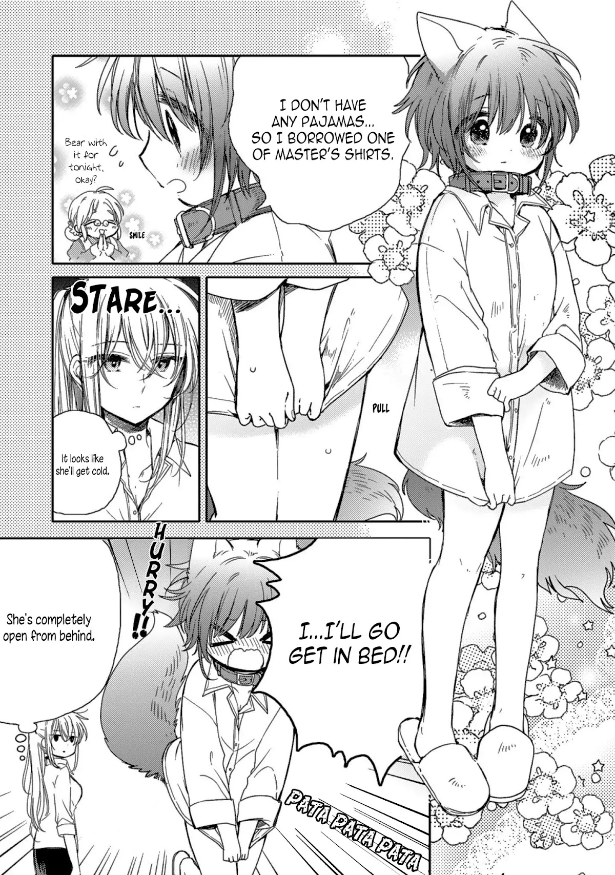 Goshujin-sama to Kemonomimi no Shoujo Meru Chapter 5 page 9 - Chapter 5: Pajamas