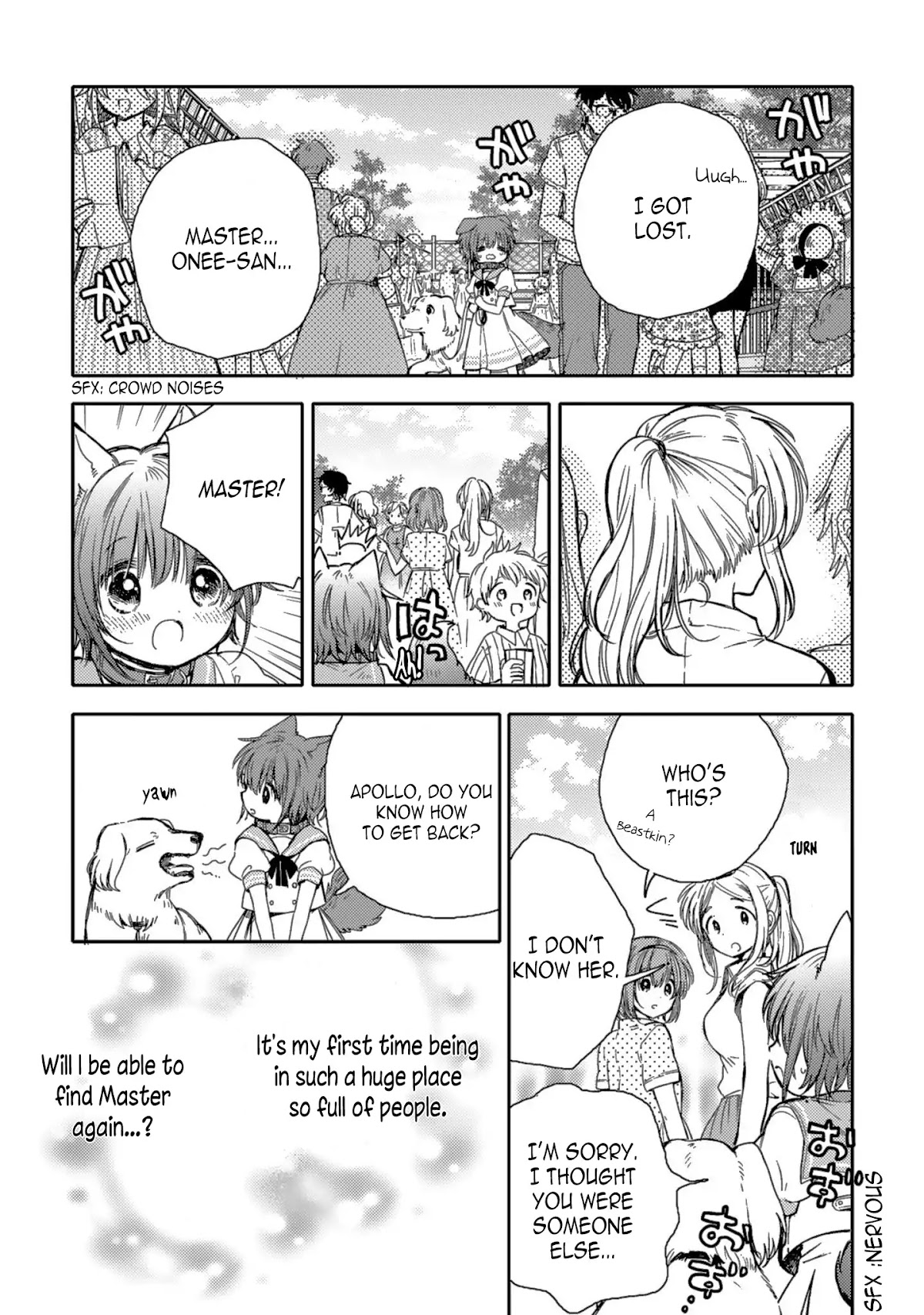 Goshujin-sama to Kemonomimi no Shoujo Meru Chapter 7 page 9 - Chapter 7: Apollo