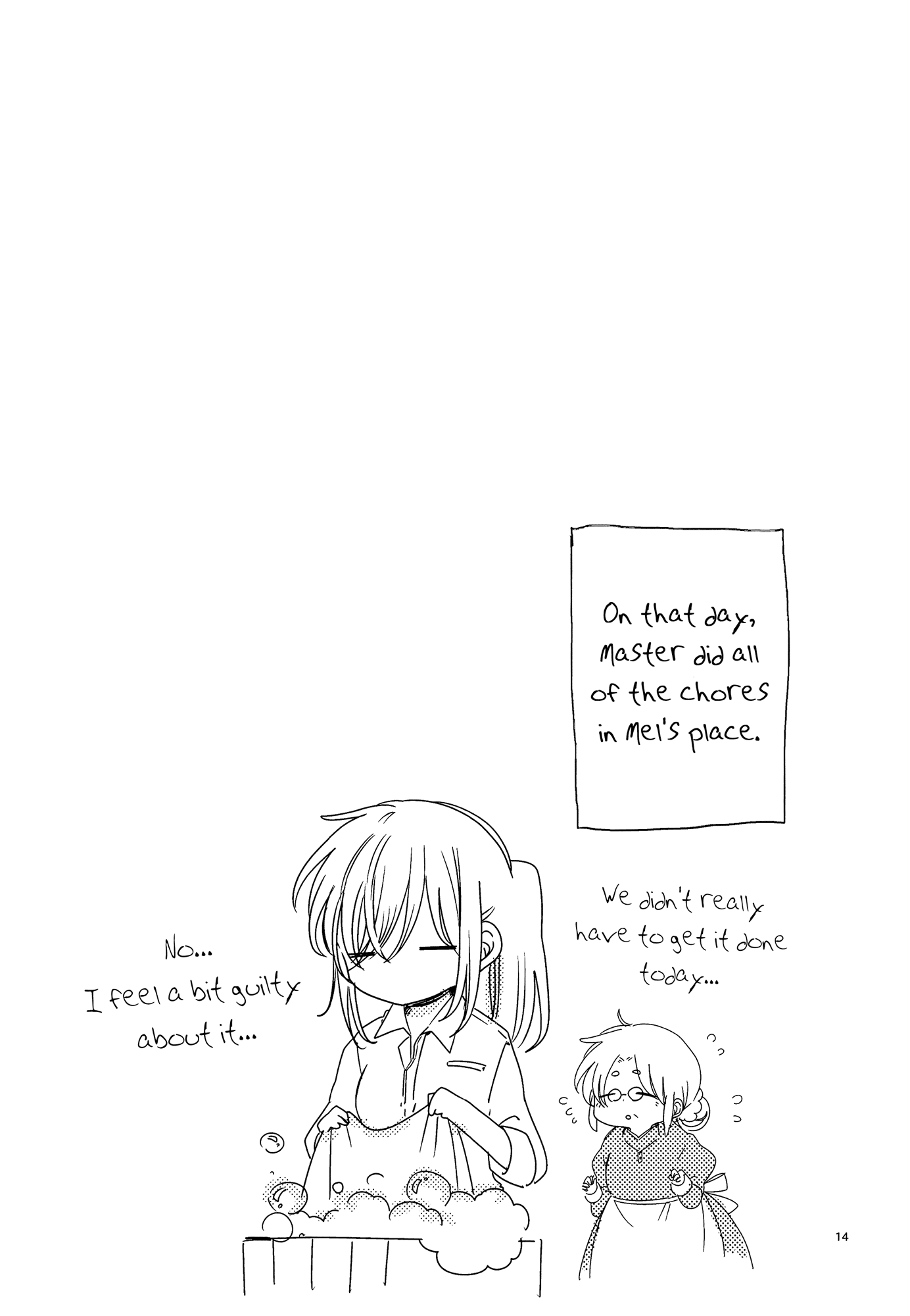 Goshujin-sama to Watashi Chapter 4 page 14 - Chapter 4: Together With Master