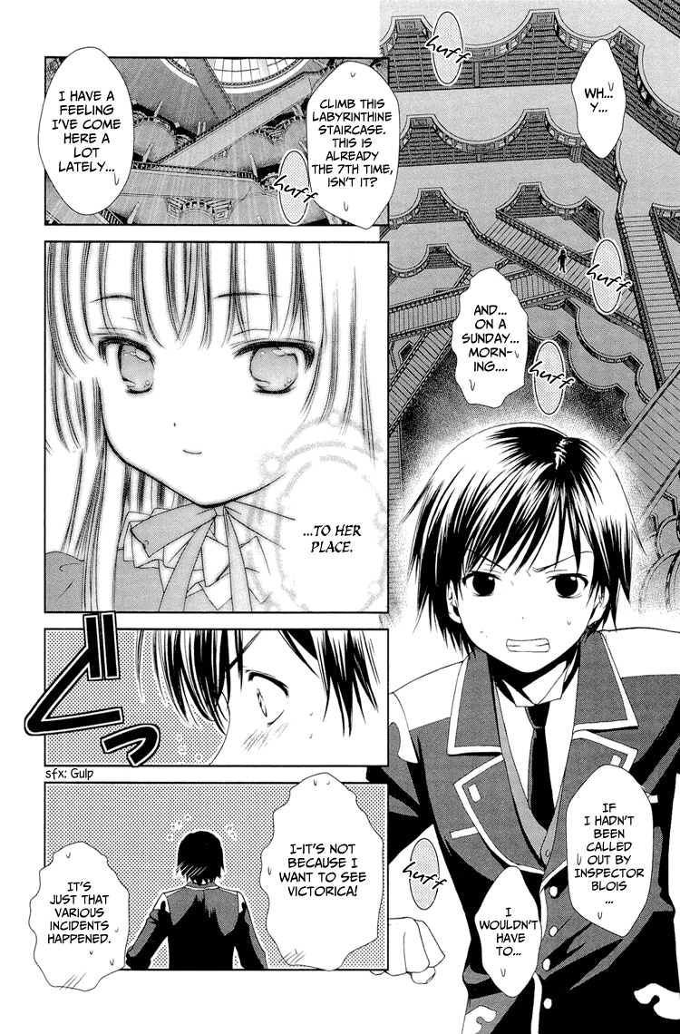 Gosick Chapter 5 page 4 - Chapter 5: The headless lady will be visiting at 3 o’clock in the morning