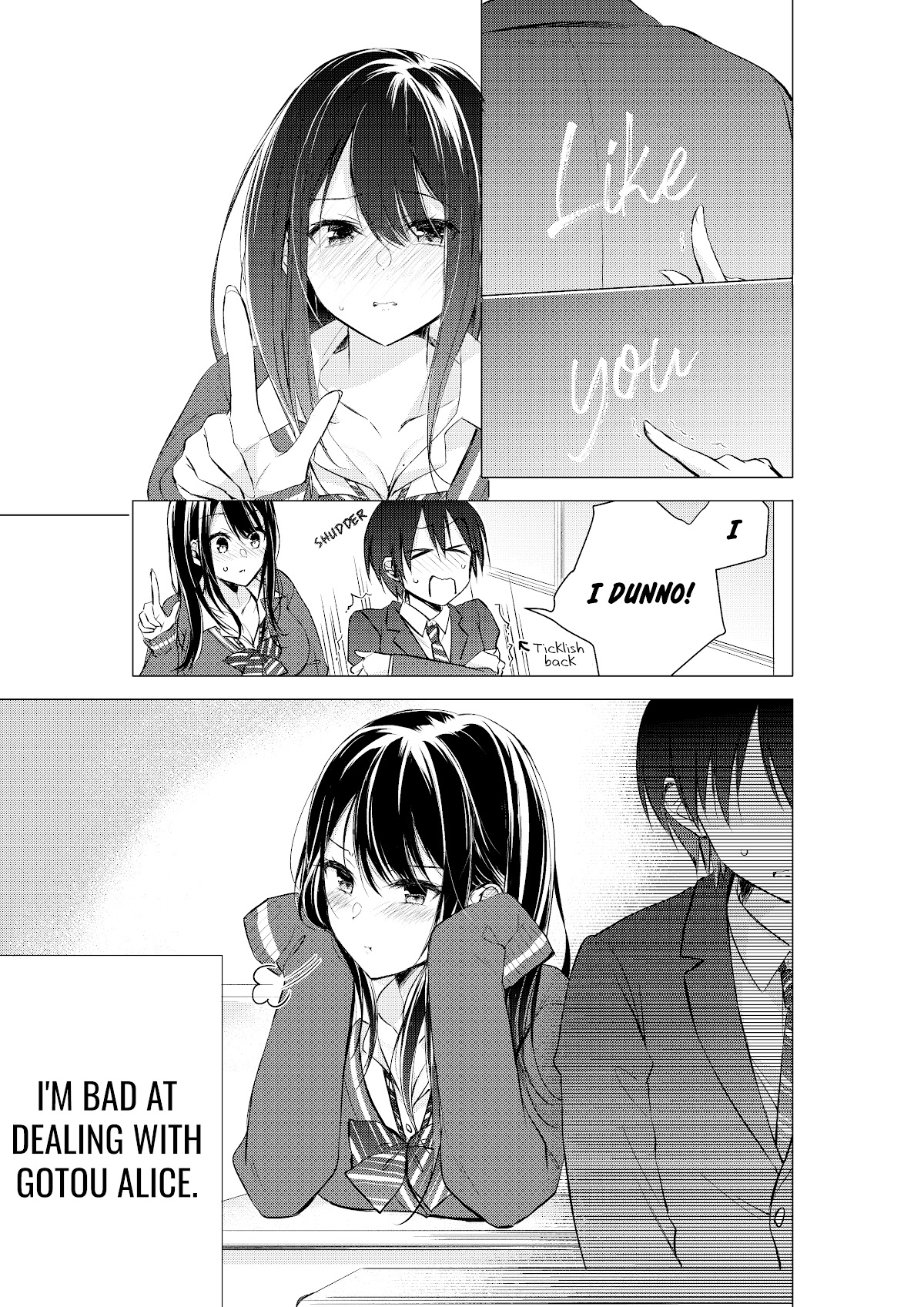 Gotou-san wa Furimukasetai! (Pixiv Serialization) Chapter 1 page 4 - Chapter 1