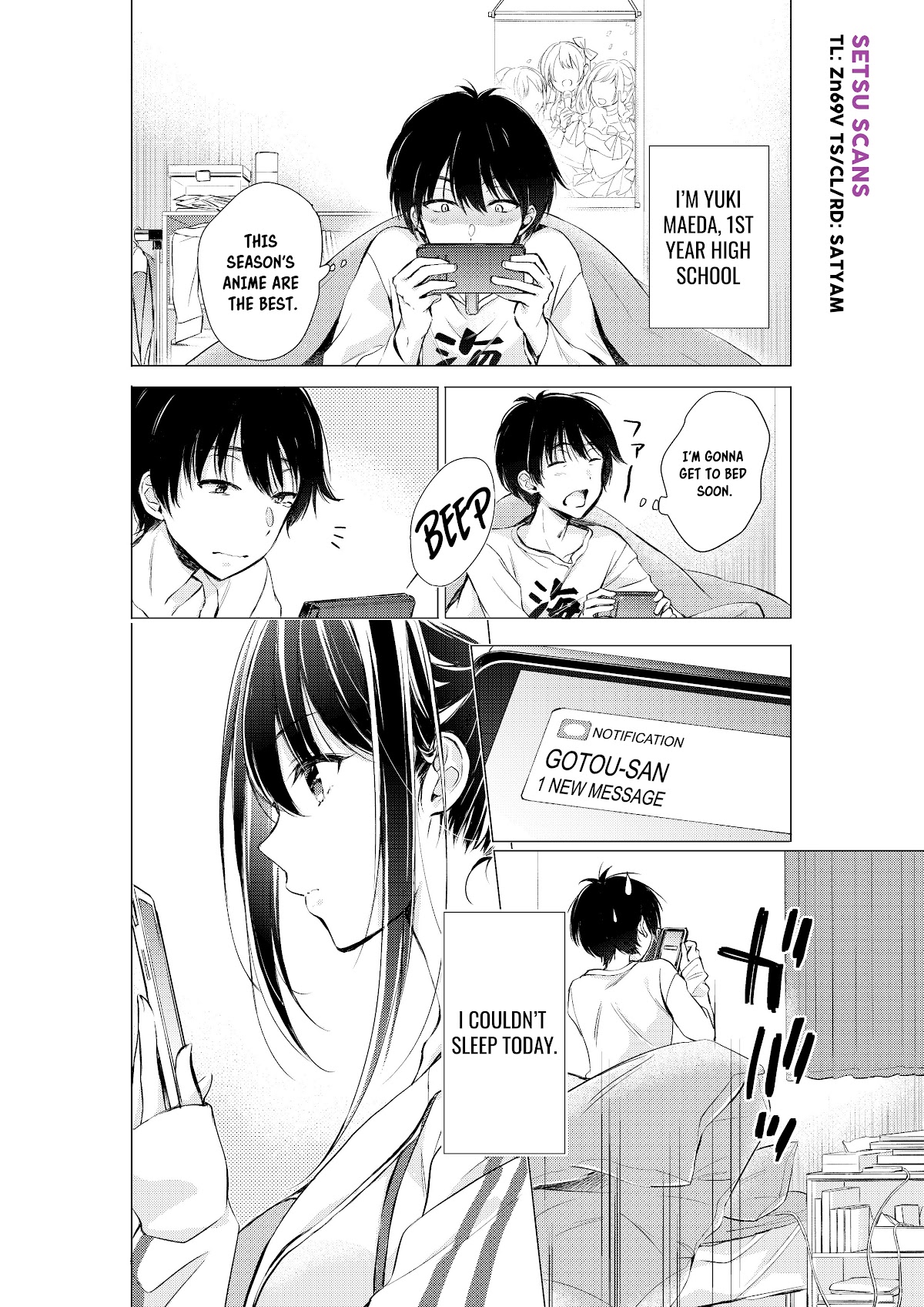 Gotou-san wa Furimukasetai! (Pixiv Serialization) Chapter 10 page 2 - Chapter 10