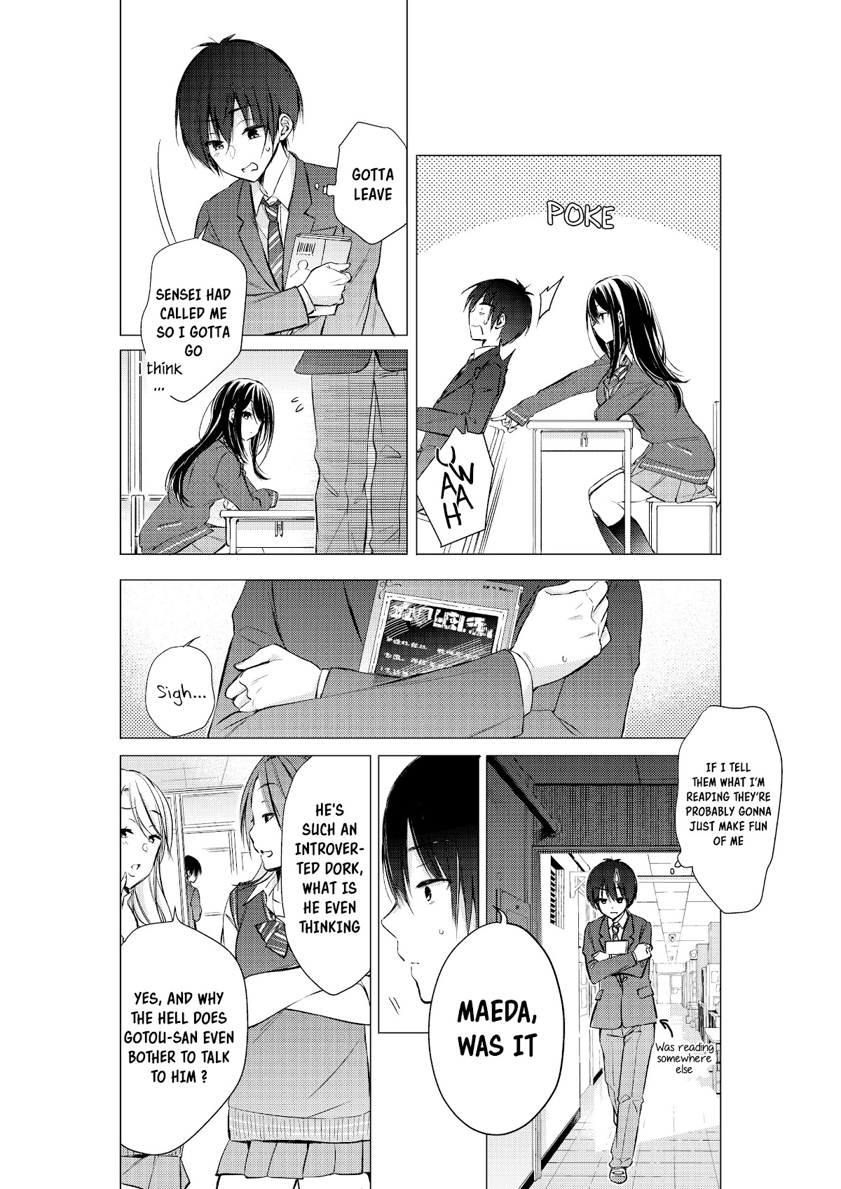 Gotou-san wa Furimukasetai! (Pixiv Serialization) Chapter 3 page 3 - Chapter 3