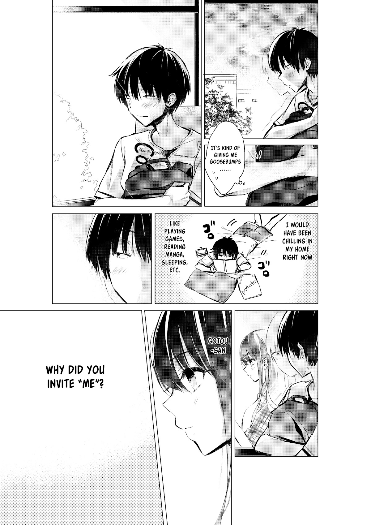 Gotou-san wa Furimukasetai! (Pixiv Serialization) Chapter 39 page 4 - Chapter 39