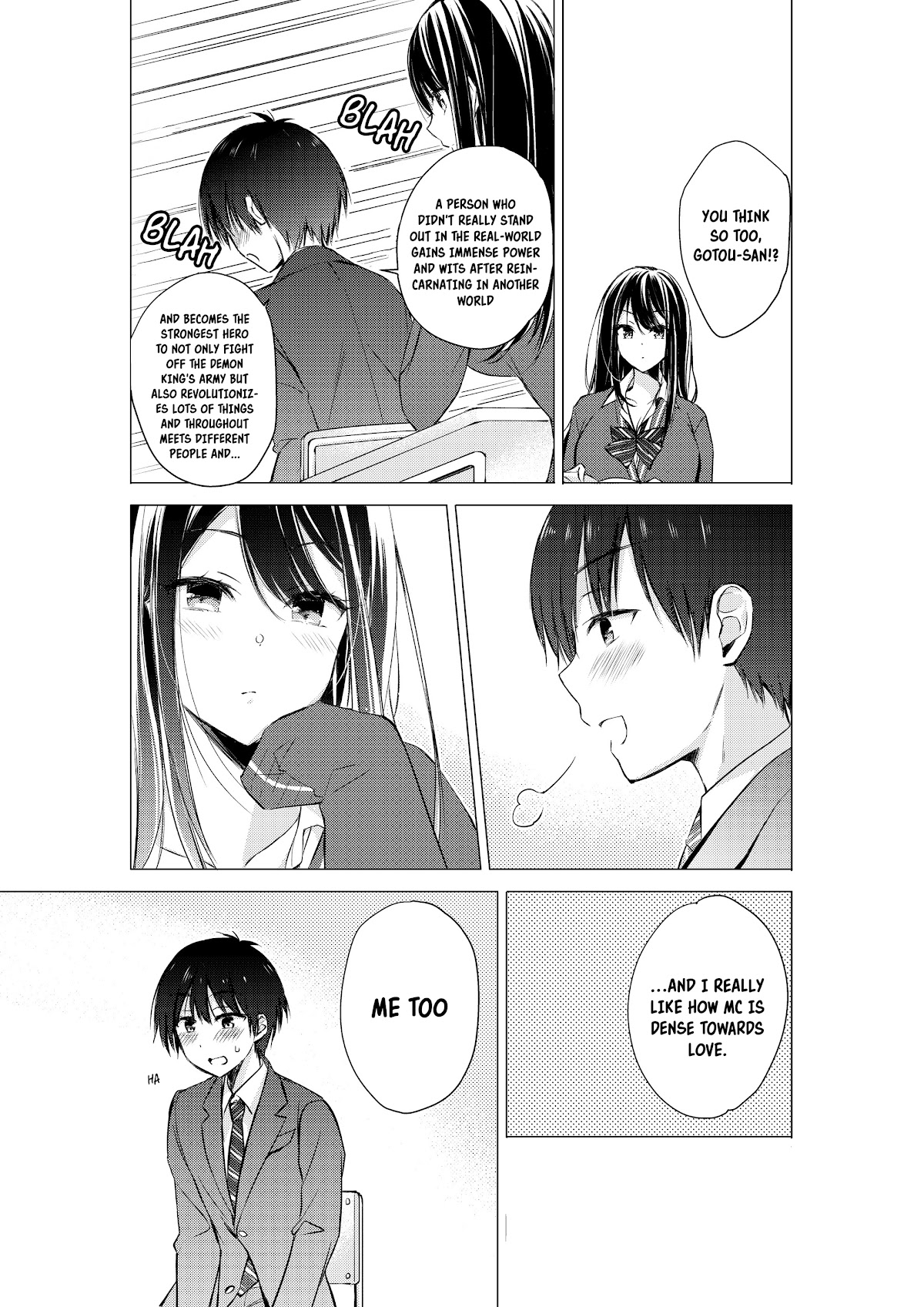 Gotou-san wa Furimukasetai! (Pixiv Serialization) Chapter 4 page 4 - Chapter 4