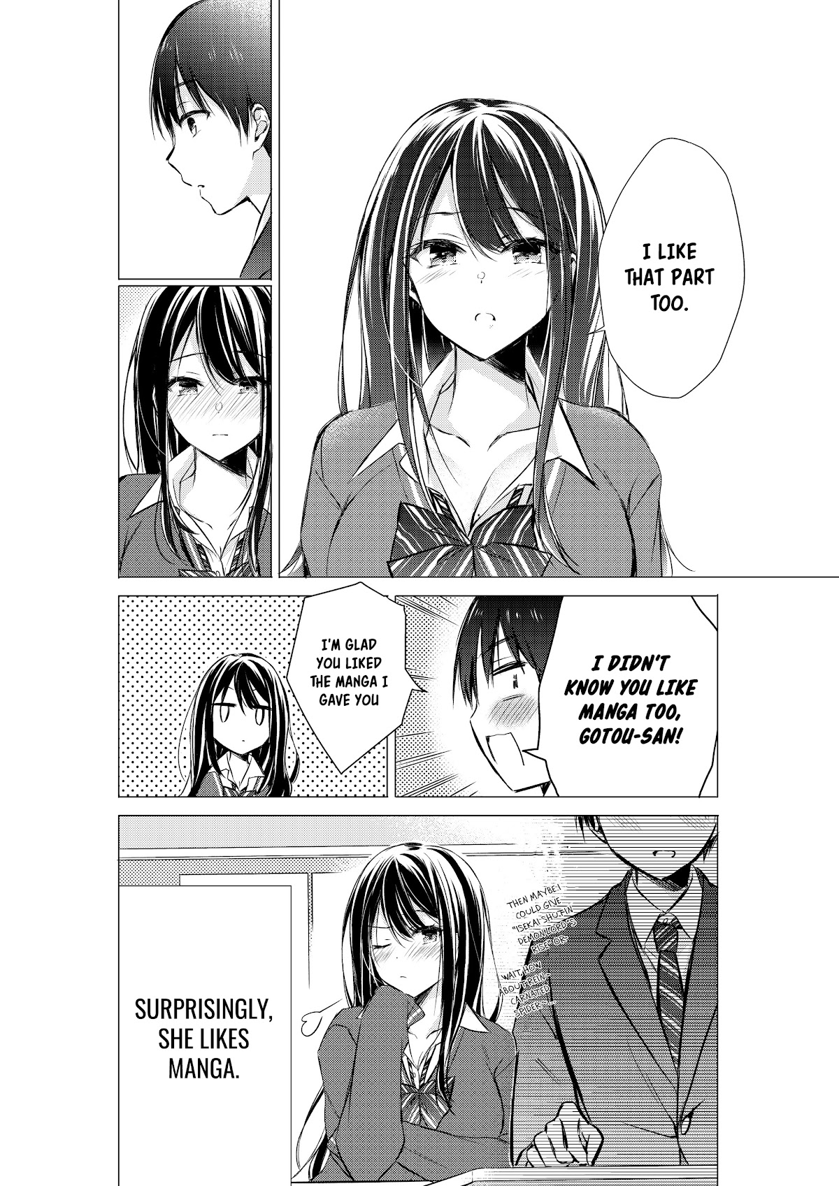 Gotou-san wa Furimukasetai! (Pixiv Serialization) Chapter 4 page 5 - Chapter 4