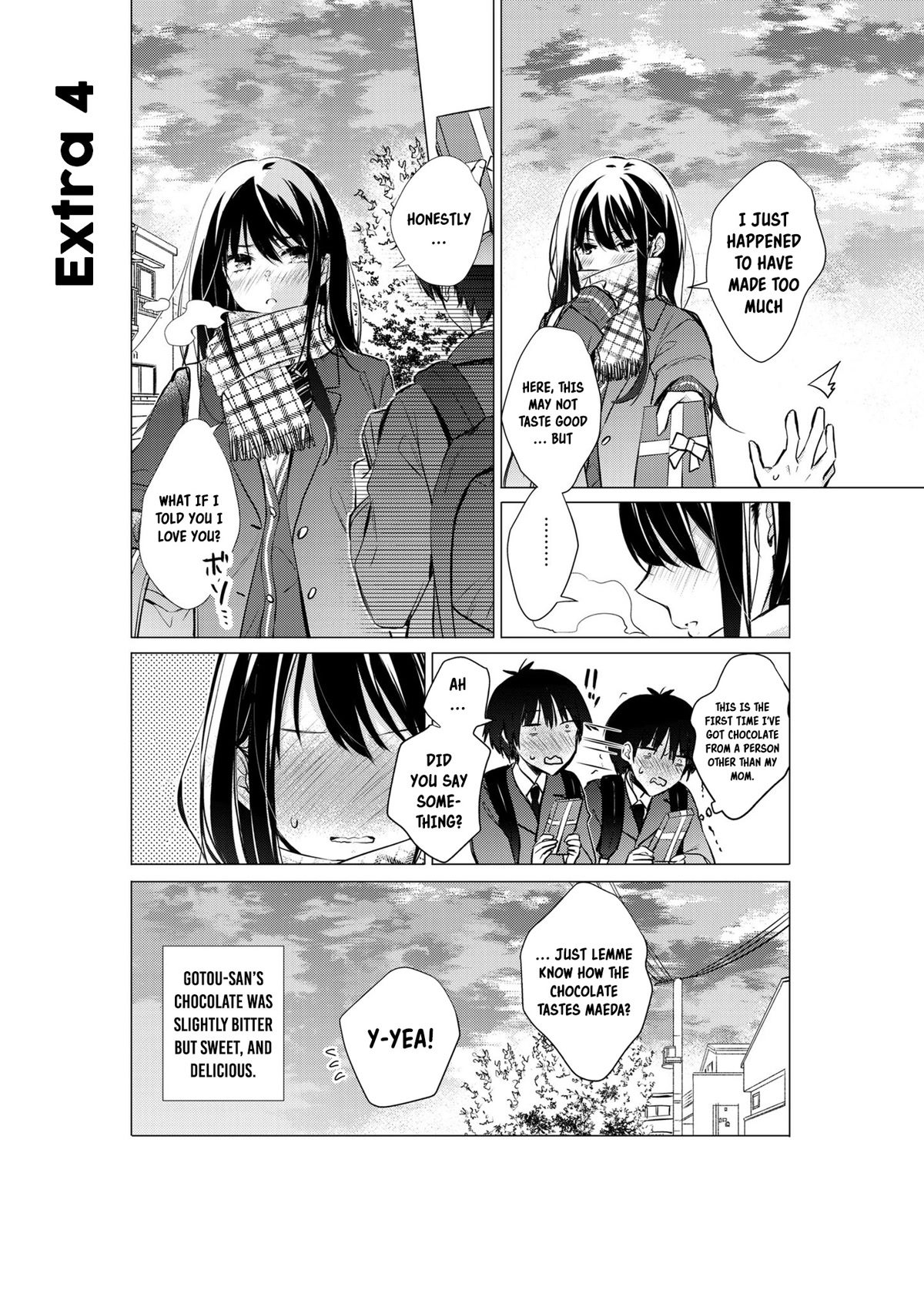 Gotou-san wa Furimukasetai! (Pixiv Serialization) Chapter 43 page 5 - Chapter 43: Extras