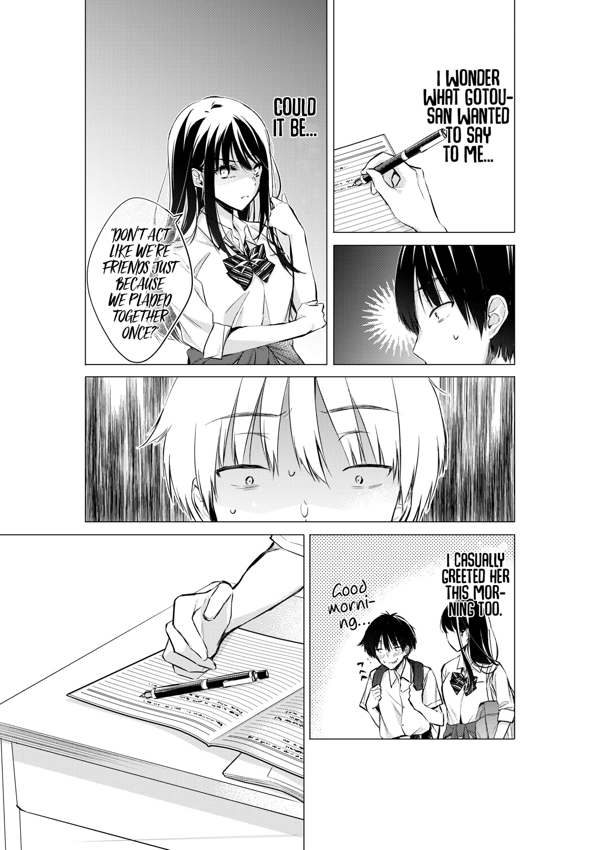 Gotou-san wa Furimukasetai! (Pixiv Serialization) Chapter 47 page 2 - Chapter 47