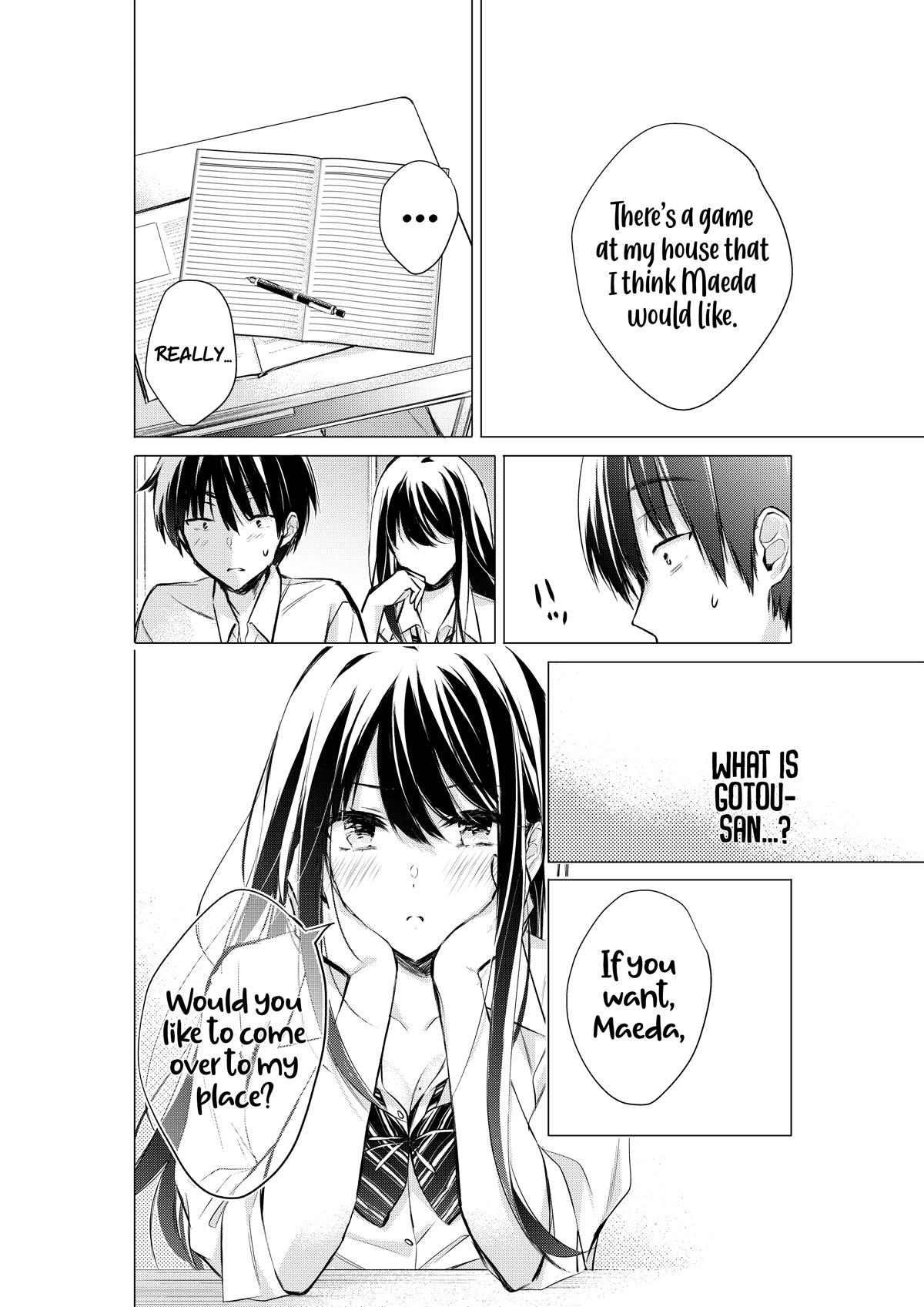 Gotou-san wa Furimukasetai! (Pixiv Serialization) Chapter 47 page 5 - Chapter 47