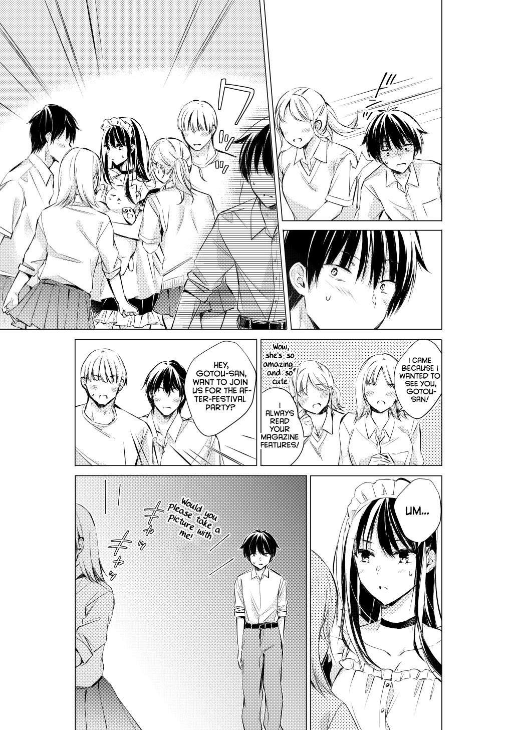 Gotou-san wa Furimukasetai! (Pixiv Serialization) Chapter 70 page 3 - Chapter 70