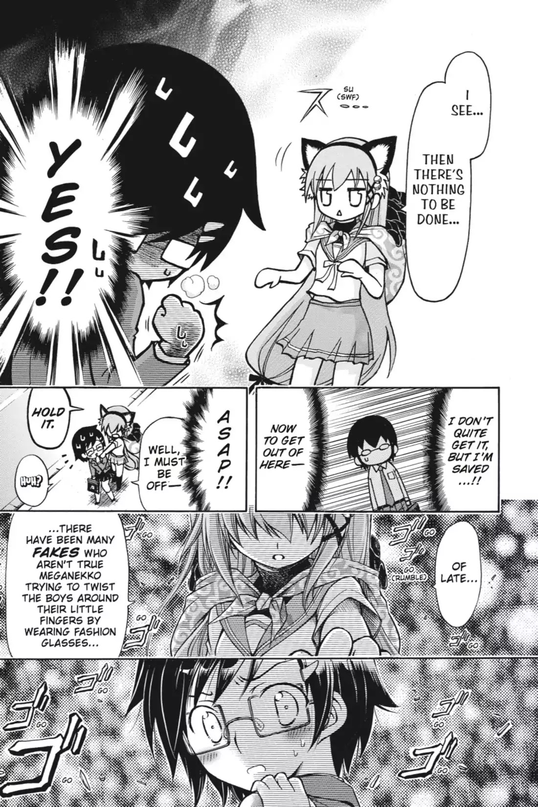 Gou-Dere Bishoujo Nagihara Sora Chapter 11 page 10 - Chapter 11: Vol.2 11th OFFENSE: Be Careful With Glasses. They Scratch Easily-Mrowr.