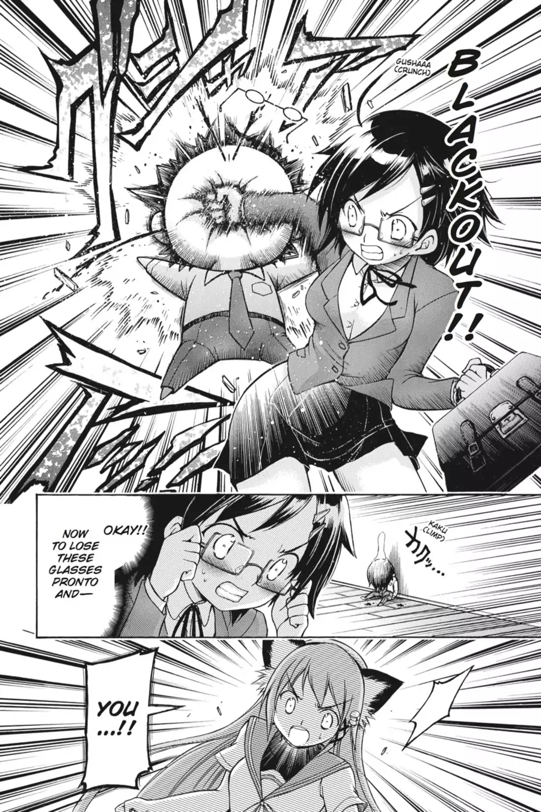 Gou-Dere Bishoujo Nagihara Sora Chapter 11 page 27 - Chapter 11: Vol.2 11th OFFENSE: Be Careful With Glasses. They Scratch Easily-Mrowr.
