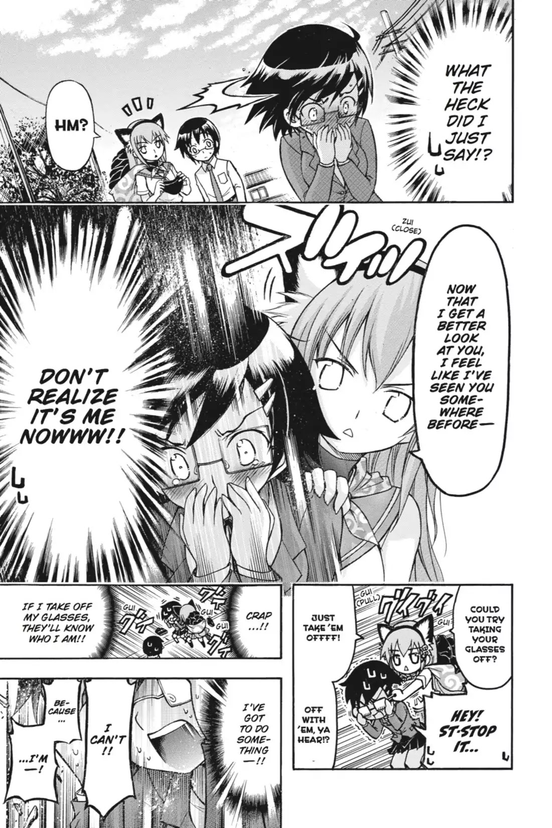 Gou-Dere Bishoujo Nagihara Sora Chapter 11 page 8 - Chapter 11: Vol.2 11th OFFENSE: Be Careful With Glasses. They Scratch Easily-Mrowr.