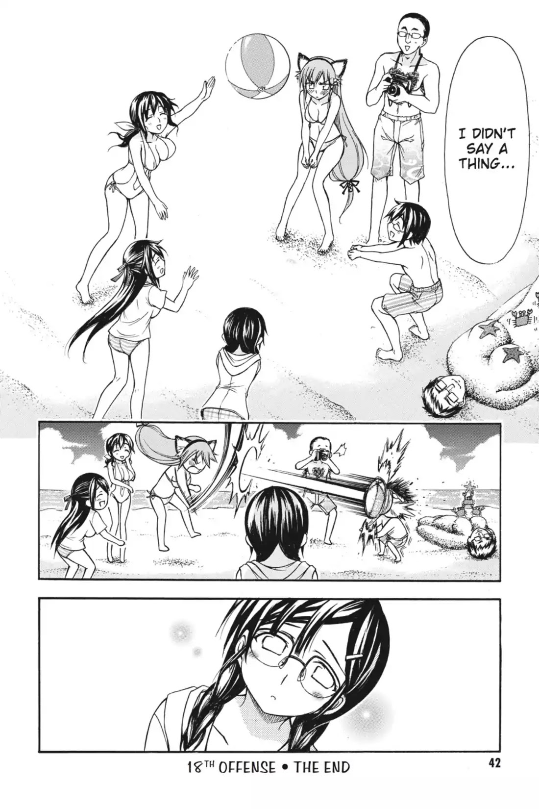Gou-Dere Bishoujo Nagihara Sora Chapter 18 page 40 - Chapter 18: Vol.4 18th OFFENSE: Be Extra-Careful in a Romcom by the Sea-Mrowr.