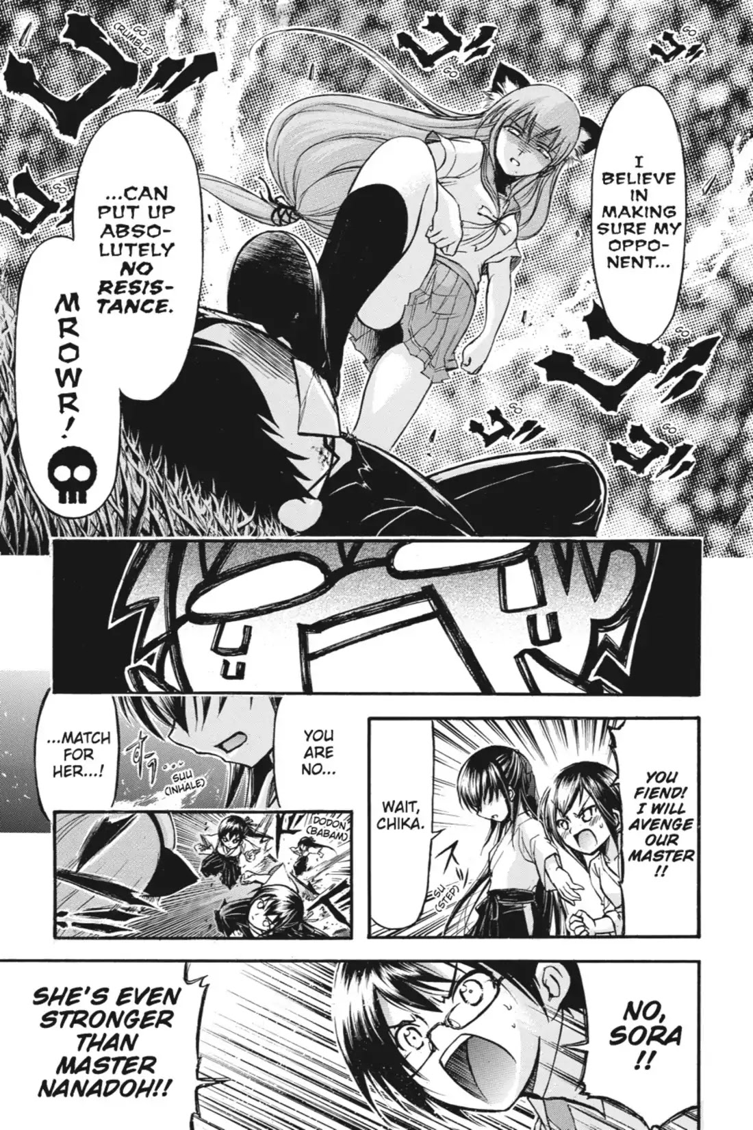 Gou-Dere Bishoujo Nagihara Sora Chapter 3 page 11 - Chapter 3: Vol.1 3rd OFFENSE: No Fwighting!