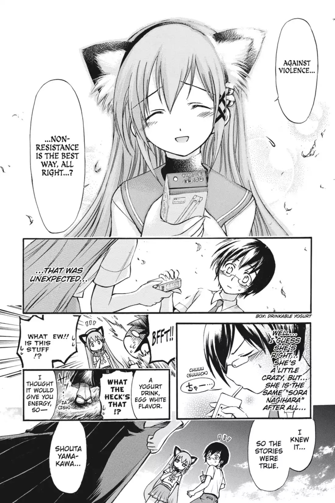Gou-Dere Bishoujo Nagihara Sora Chapter 3 page 8 - Chapter 3: Vol.1 3rd OFFENSE: No Fwighting!