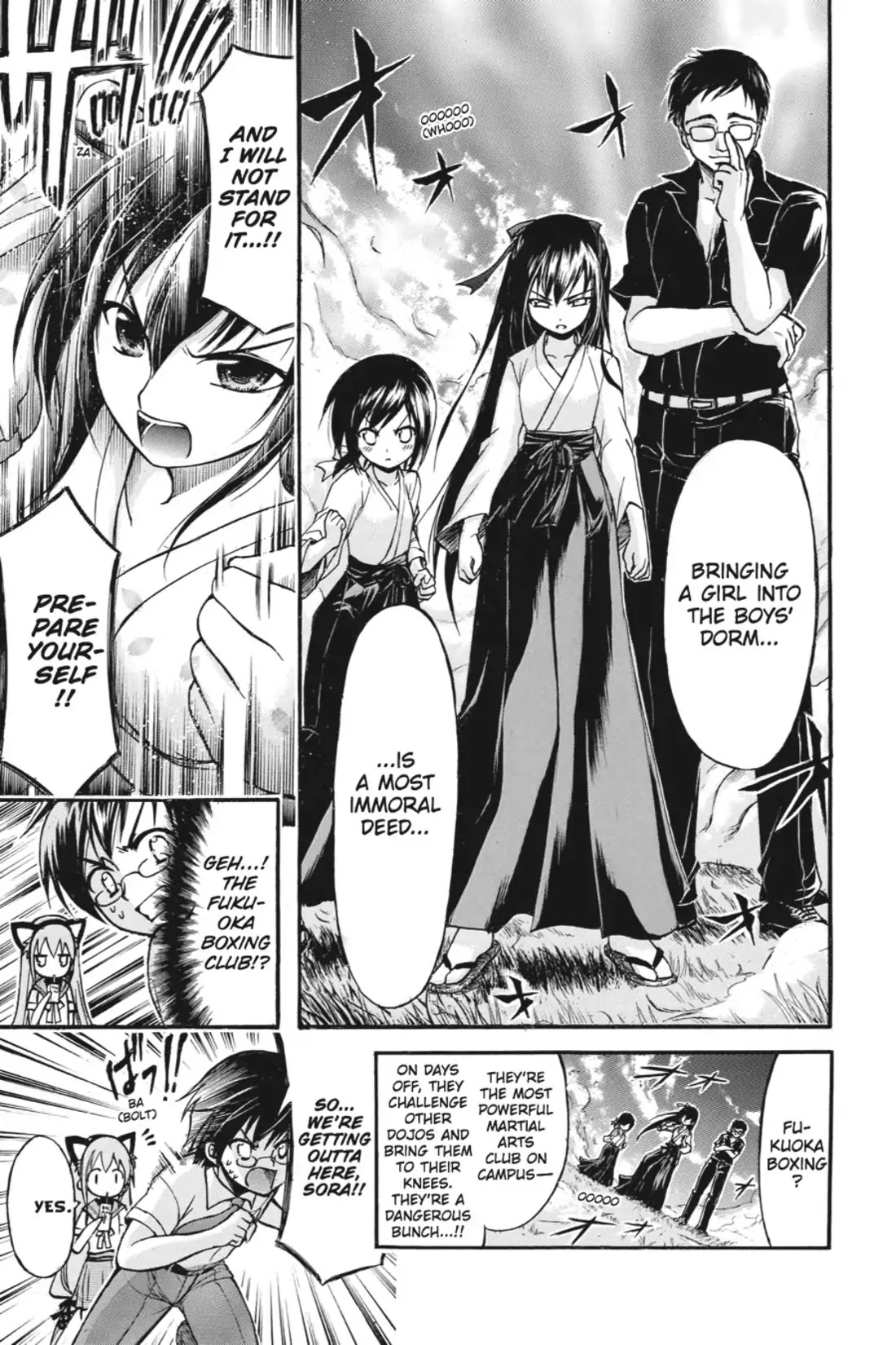 Gou-Dere Bishoujo Nagihara Sora Chapter 3 page 9 - Chapter 3: Vol.1 3rd OFFENSE: No Fwighting!