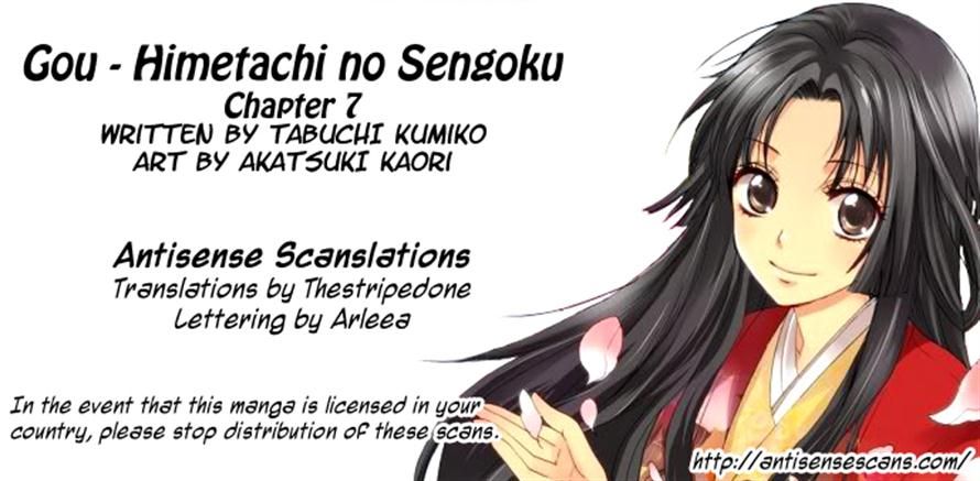 Gou - Himetachi no Sengoku Chapter 7 page 38 - Chapter 7