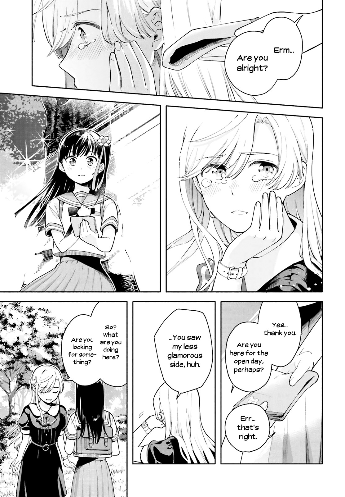 Goukaku no Tame no! Yasashii Sankaku Kankei Nyuumon Chapter 1 page 12 - Chapter 1: Looking for Snow in June