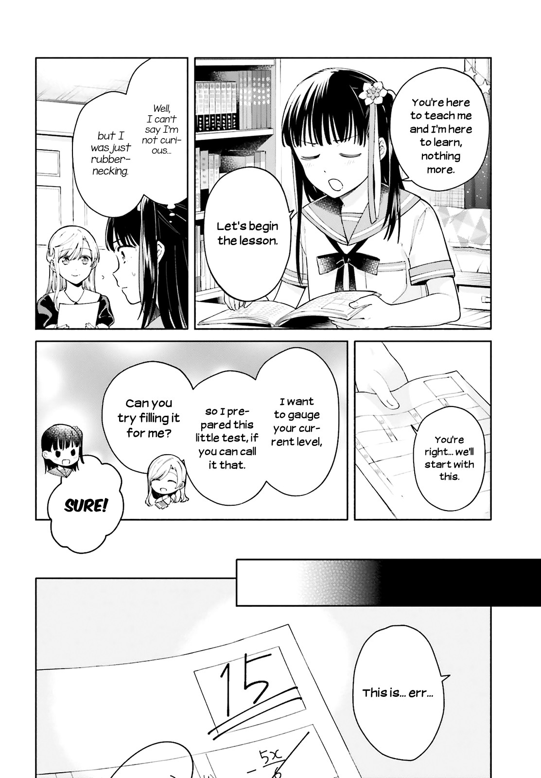 Goukaku no Tame no! Yasashii Sankaku Kankei Nyuumon Chapter 1 page 27 - Chapter 1: Looking for Snow in June