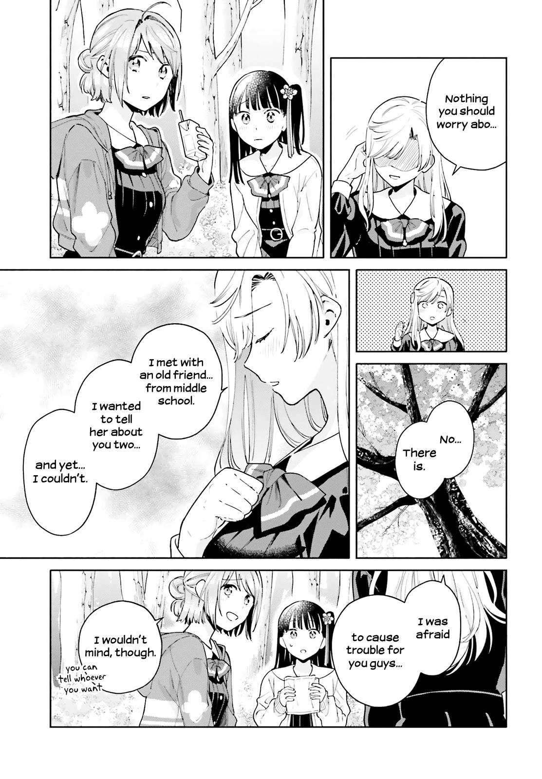 Goukaku no Tame no! Yasashii Sankaku Kankei Nyuumon Chapter 11 page 16 - Chapter 11: Cherry Blossoms Bloom in Your Future [END]