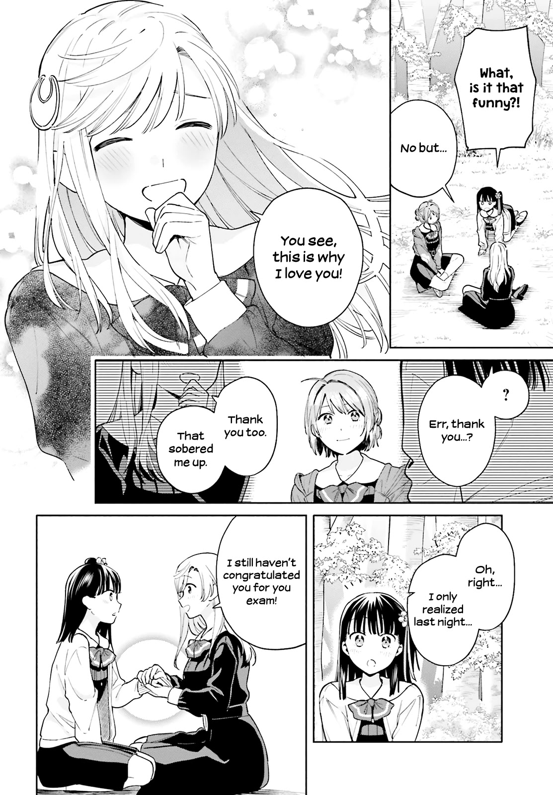 Goukaku no Tame no! Yasashii Sankaku Kankei Nyuumon Chapter 11 page 19 - Chapter 11: Cherry Blossoms Bloom in Your Future [END]