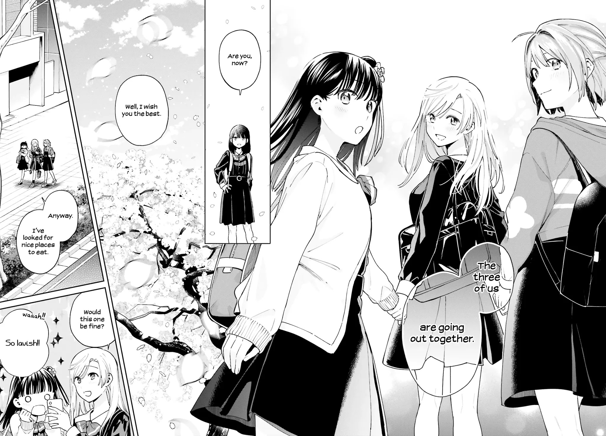 Goukaku no Tame no! Yasashii Sankaku Kankei Nyuumon Chapter 11 page 23 - Chapter 11: Cherry Blossoms Bloom in Your Future [END]