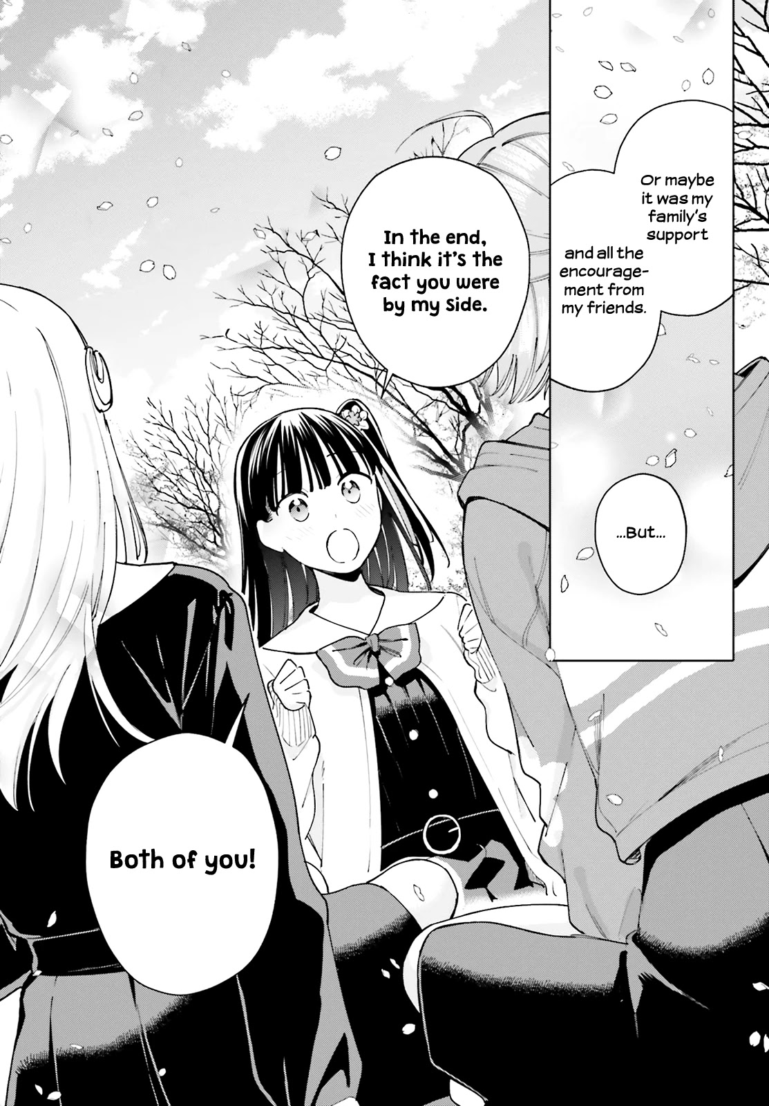 Goukaku no Tame no! Yasashii Sankaku Kankei Nyuumon Chapter 11 page 28 - Chapter 11: Cherry Blossoms Bloom in Your Future [END]