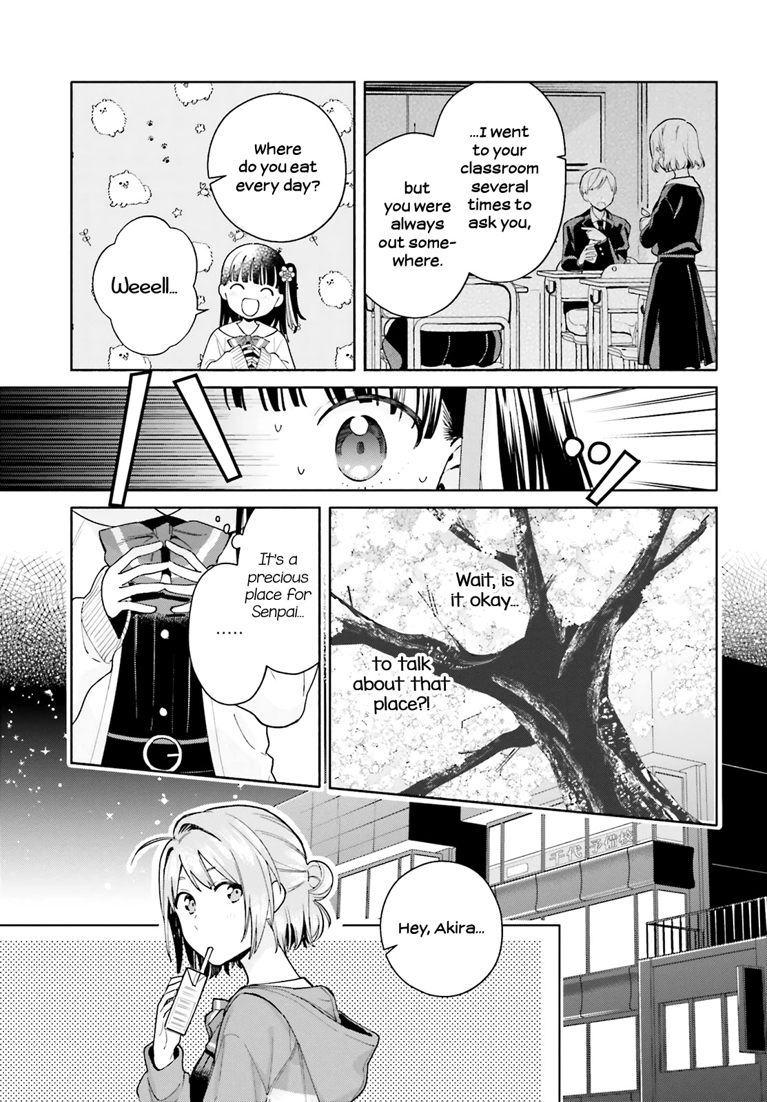 Goukaku no Tame no! Yasashii Sankaku Kankei Nyuumon Chapter 11 page 8 - Chapter 11: Cherry Blossoms Bloom in Your Future [END]