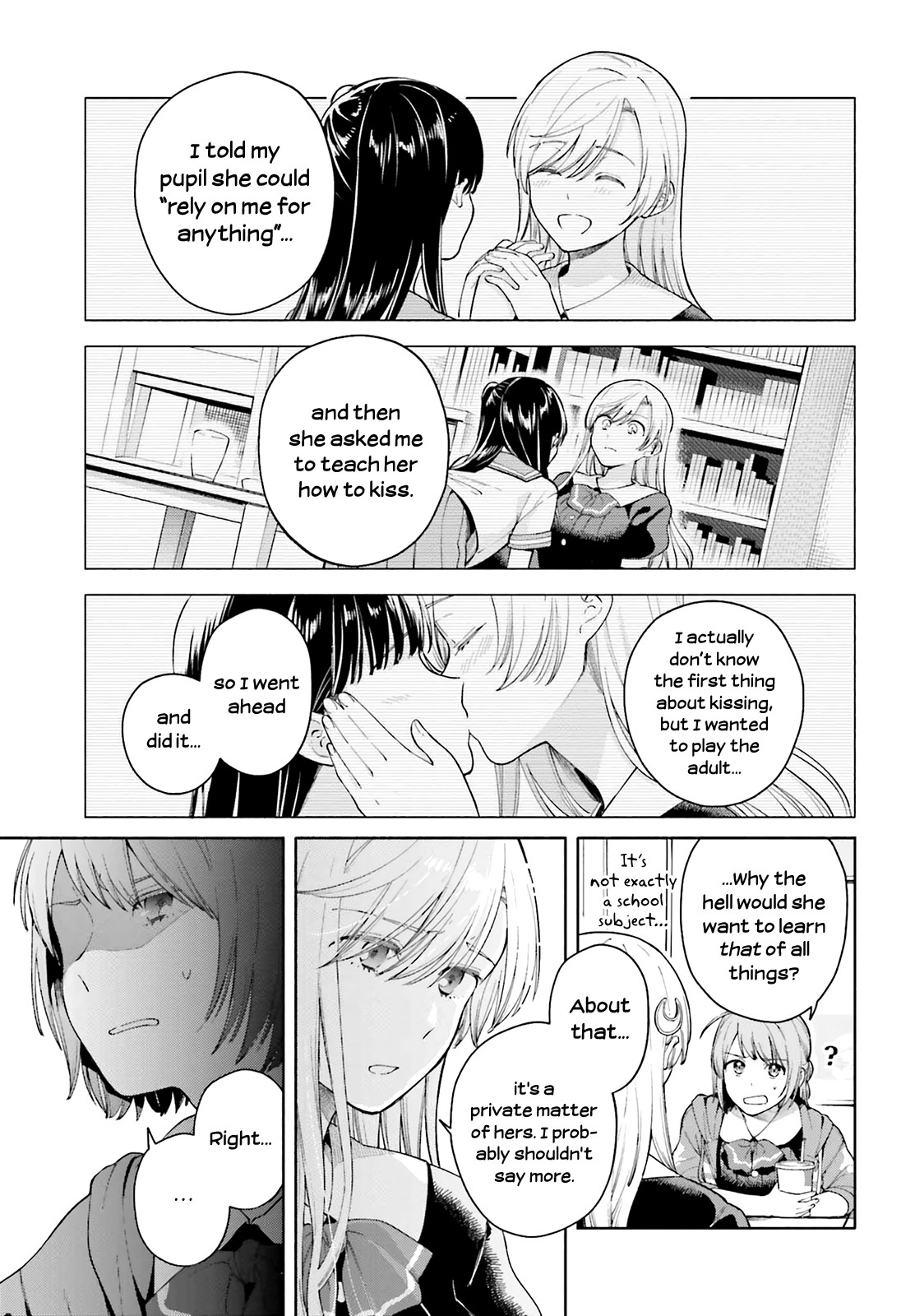 Goukaku no Tame no! Yasashii Sankaku Kankei Nyuumon Chapter 2 page 5 - Chapter 2: It's a secret, even to the moon