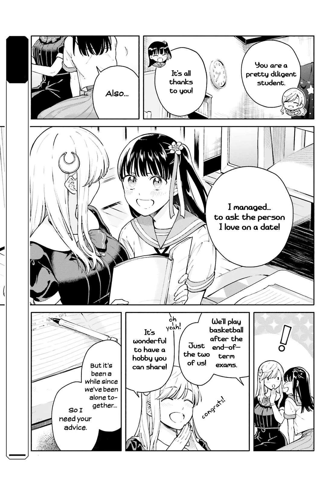 Goukaku no Tame no! Yasashii Sankaku Kankei Nyuumon Chapter 4 page 3 - Chapter 4: Romantic Comedy