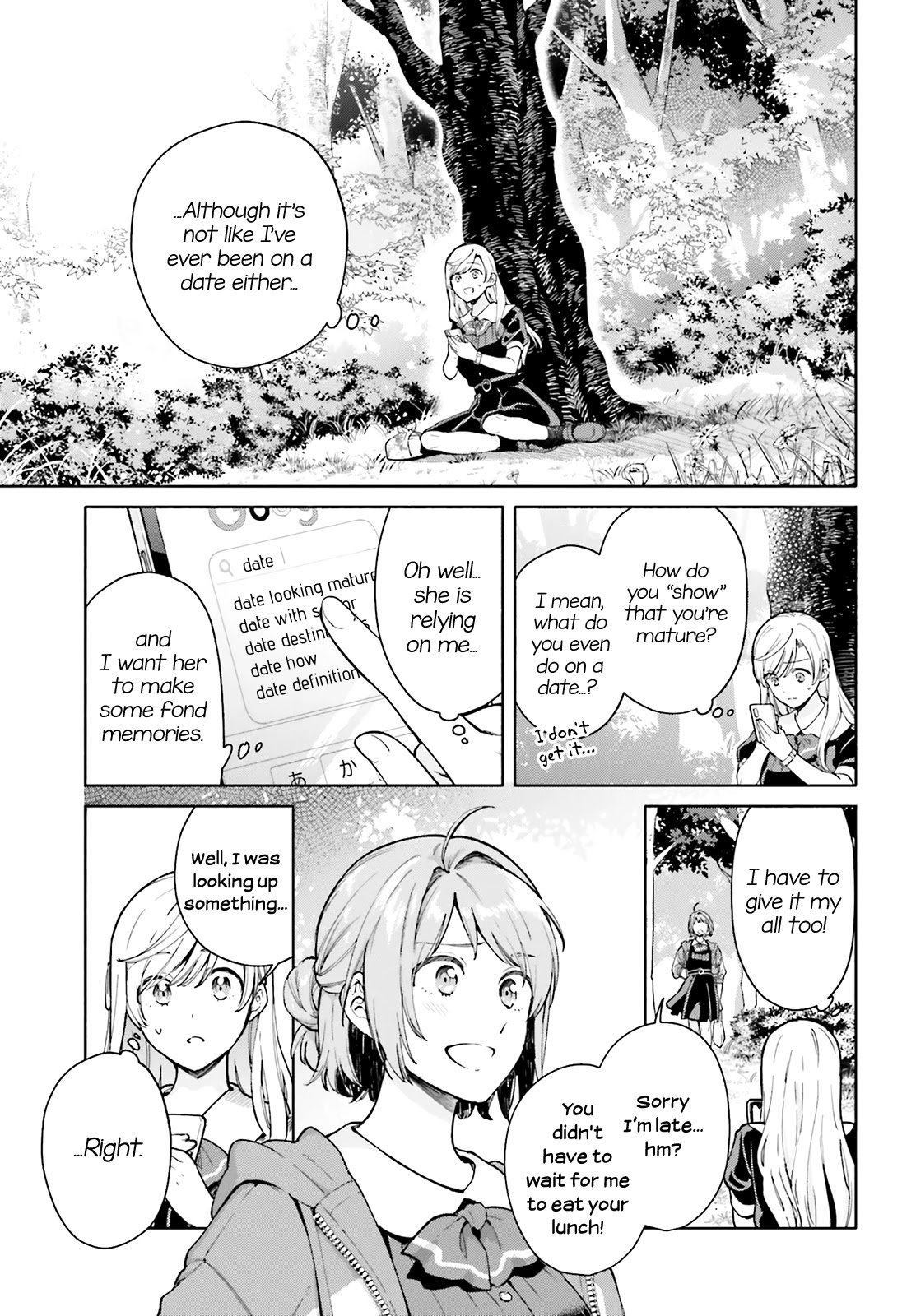 Goukaku no Tame no! Yasashii Sankaku Kankei Nyuumon Chapter 4 page 5 - Chapter 4: Romantic Comedy