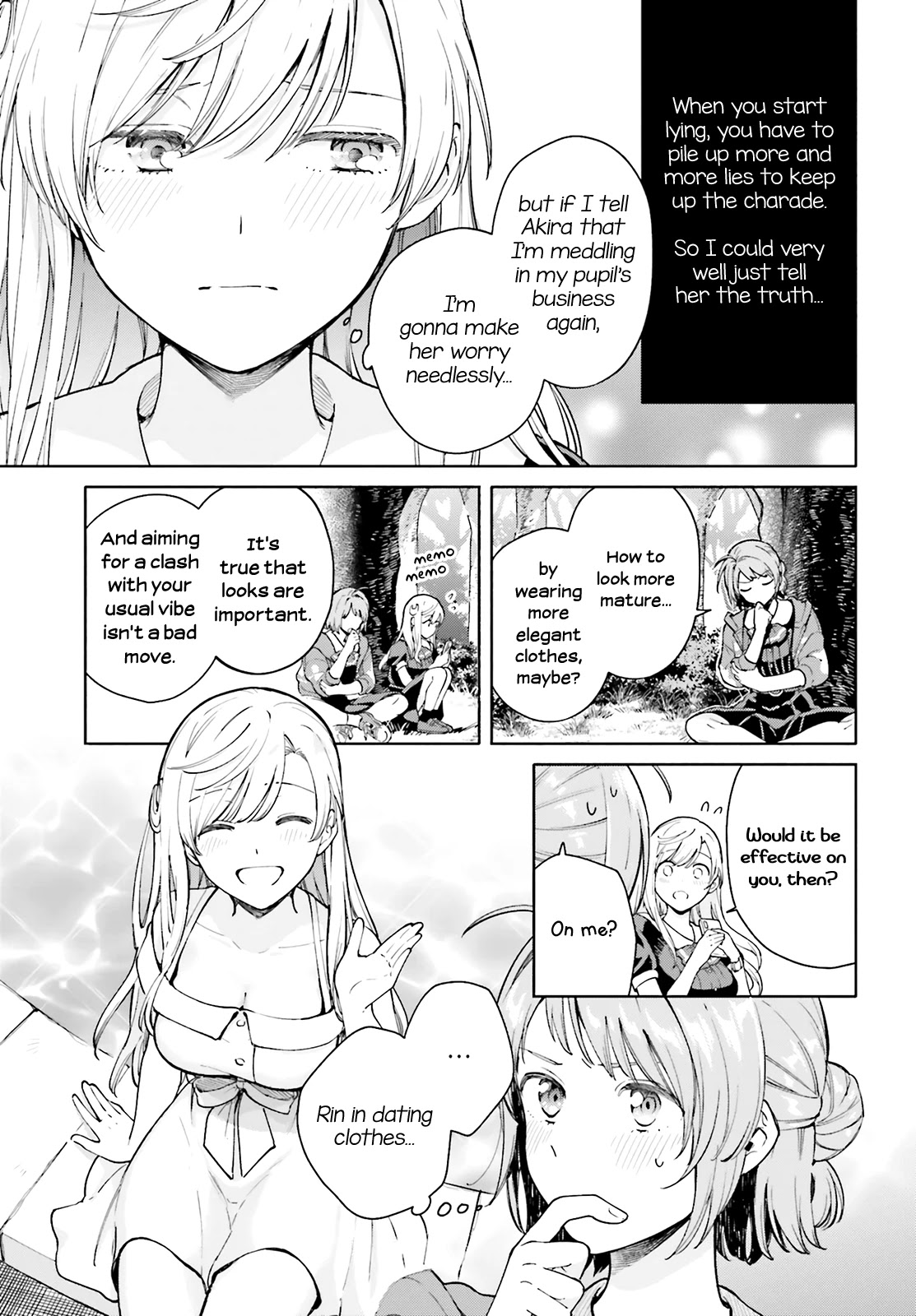 Goukaku no Tame no! Yasashii Sankaku Kankei Nyuumon Chapter 4 page 7 - Chapter 4: Romantic Comedy