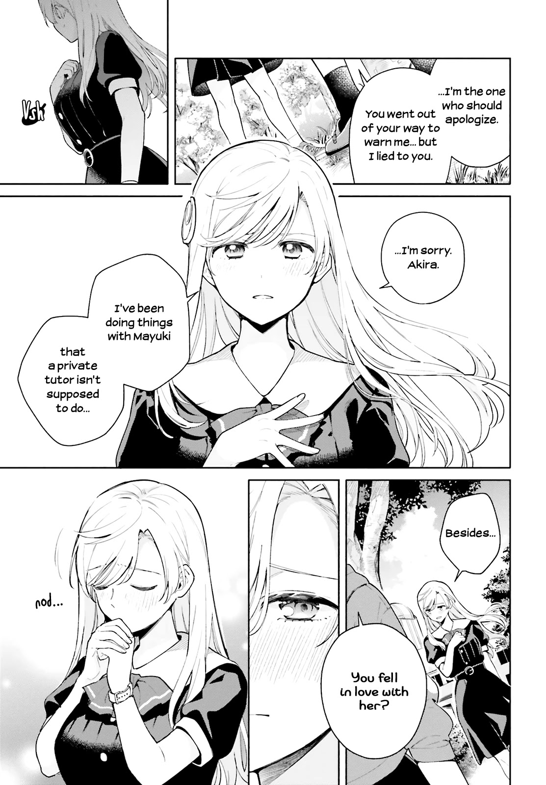 Goukaku no Tame no! Yasashii Sankaku Kankei Nyuumon Chapter 6 page 23 - Chapter 6: Under the Sun