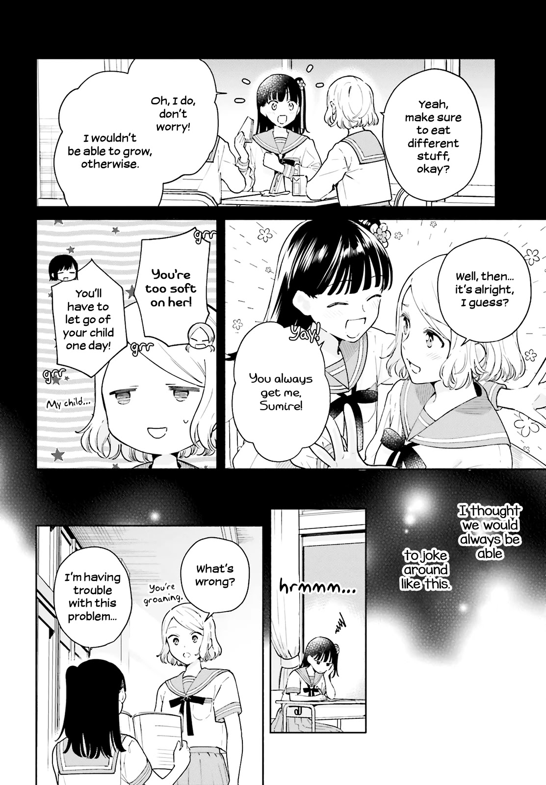 Goukaku no Tame no! Yasashii Sankaku Kankei Nyuumon Chapter 8.5 page 2 - Chapter 8.5: When even the Violets Bloom