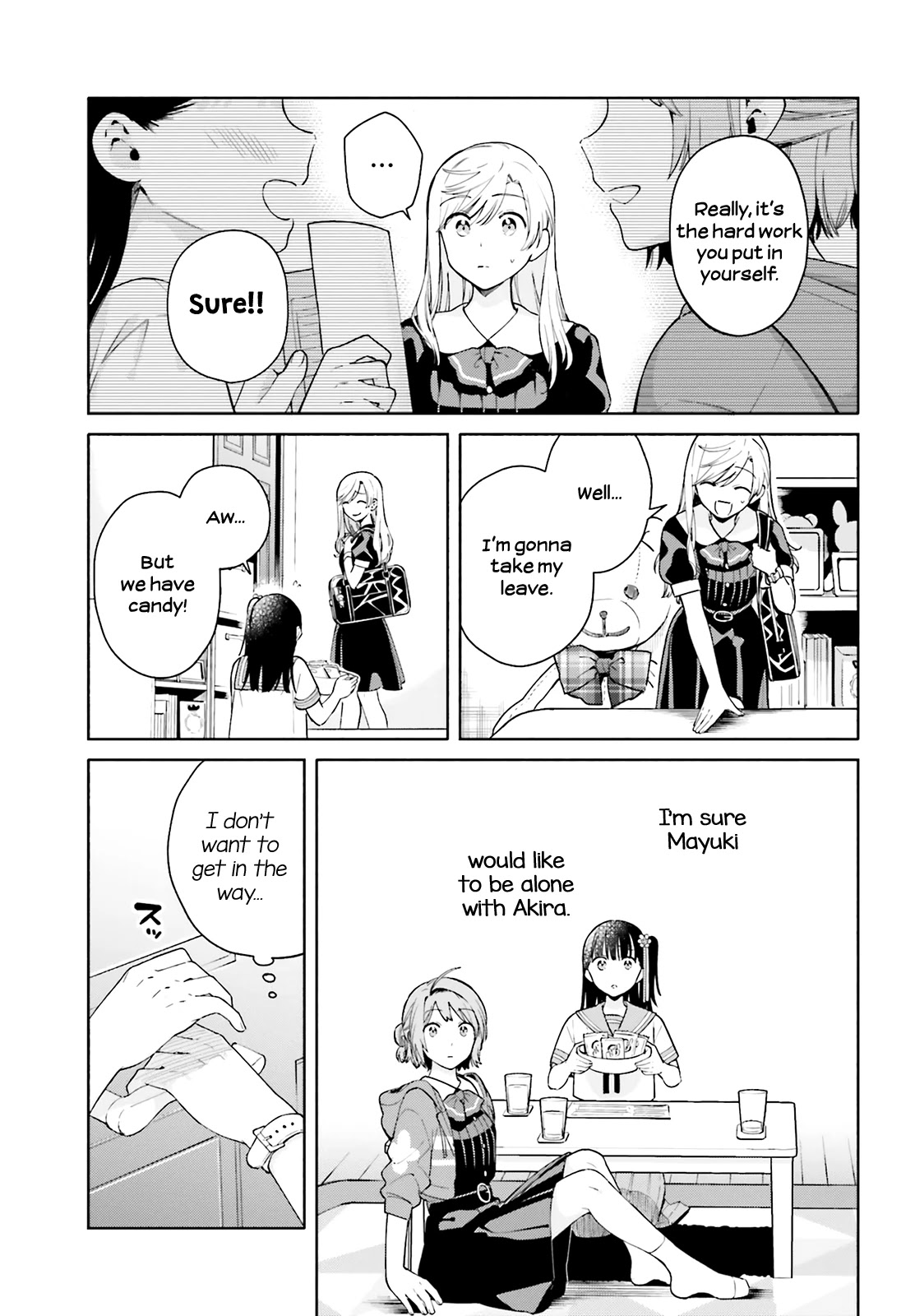 Goukaku no Tame no! Yasashii Sankaku Kankei Nyuumon Chapter 9 page 5 - Chapter 9: Even if It's Only a Bud