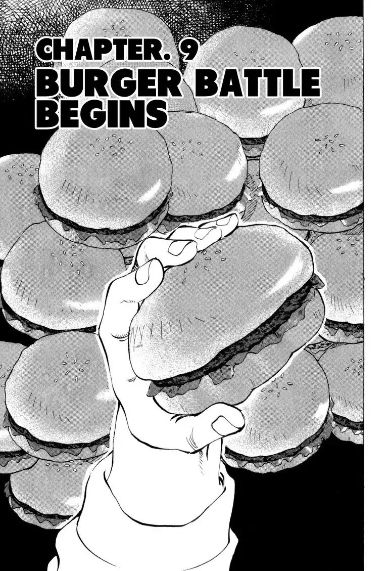Gourmet Glutton Chapter 3.9 page 1 - Vol.3 #9 Burger Battle Begins