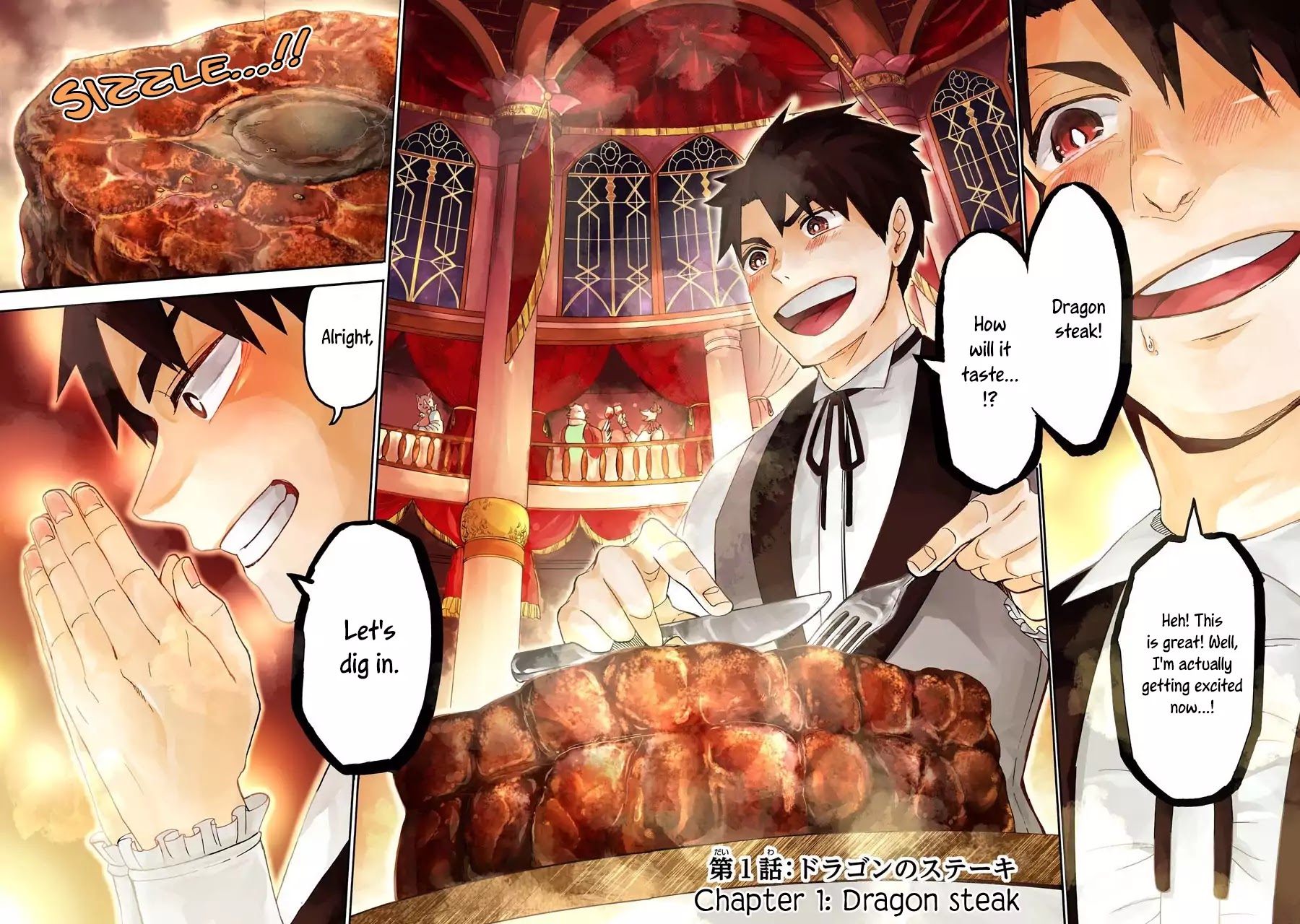 Gourmet In Different World. Chapter 1 page 3 - Chapter 1: Dragon Steak