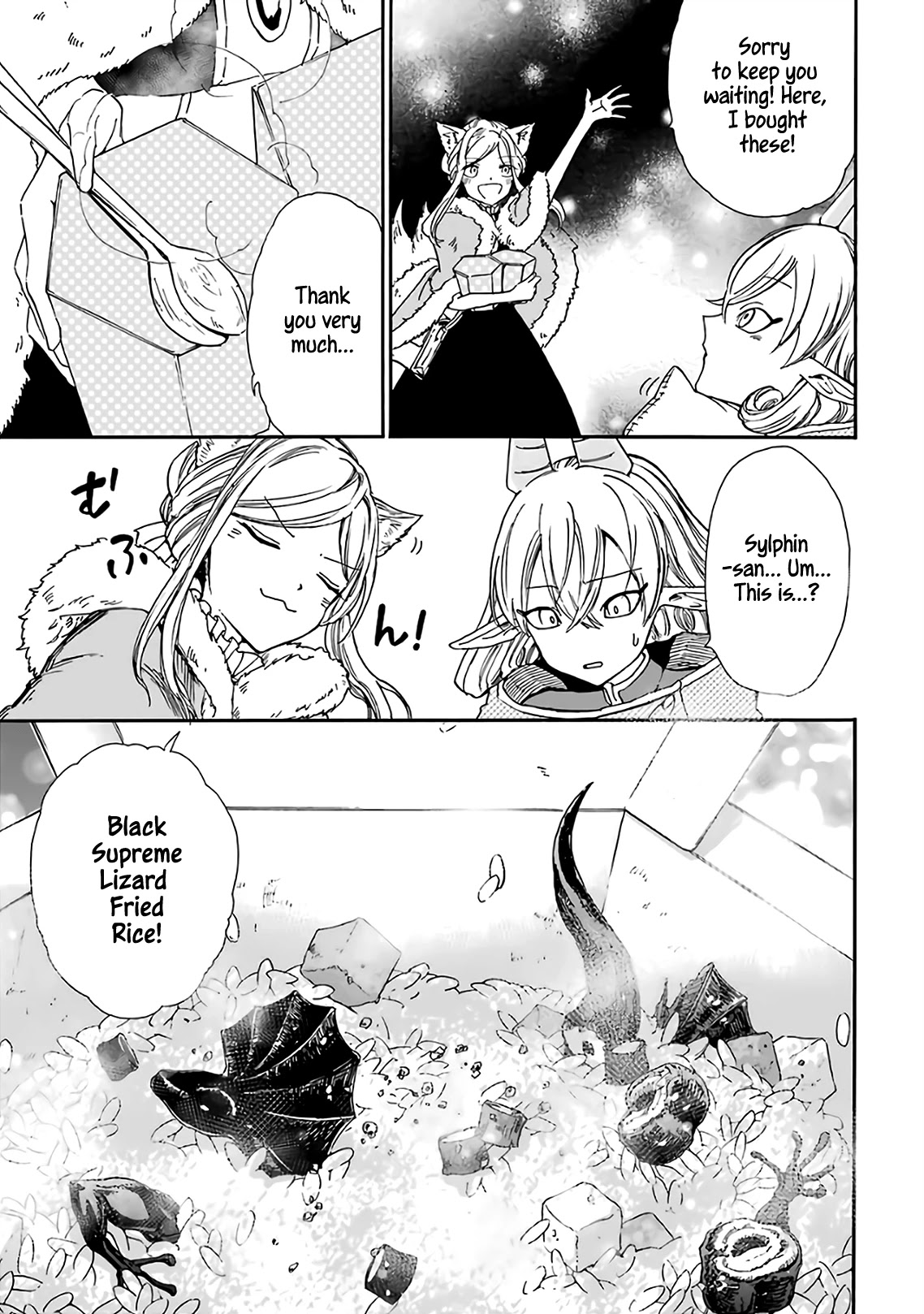 Gourmet In Different World. Chapter 17 page 20 - Chapter 17: Black Supreme Lizard Fried Rice