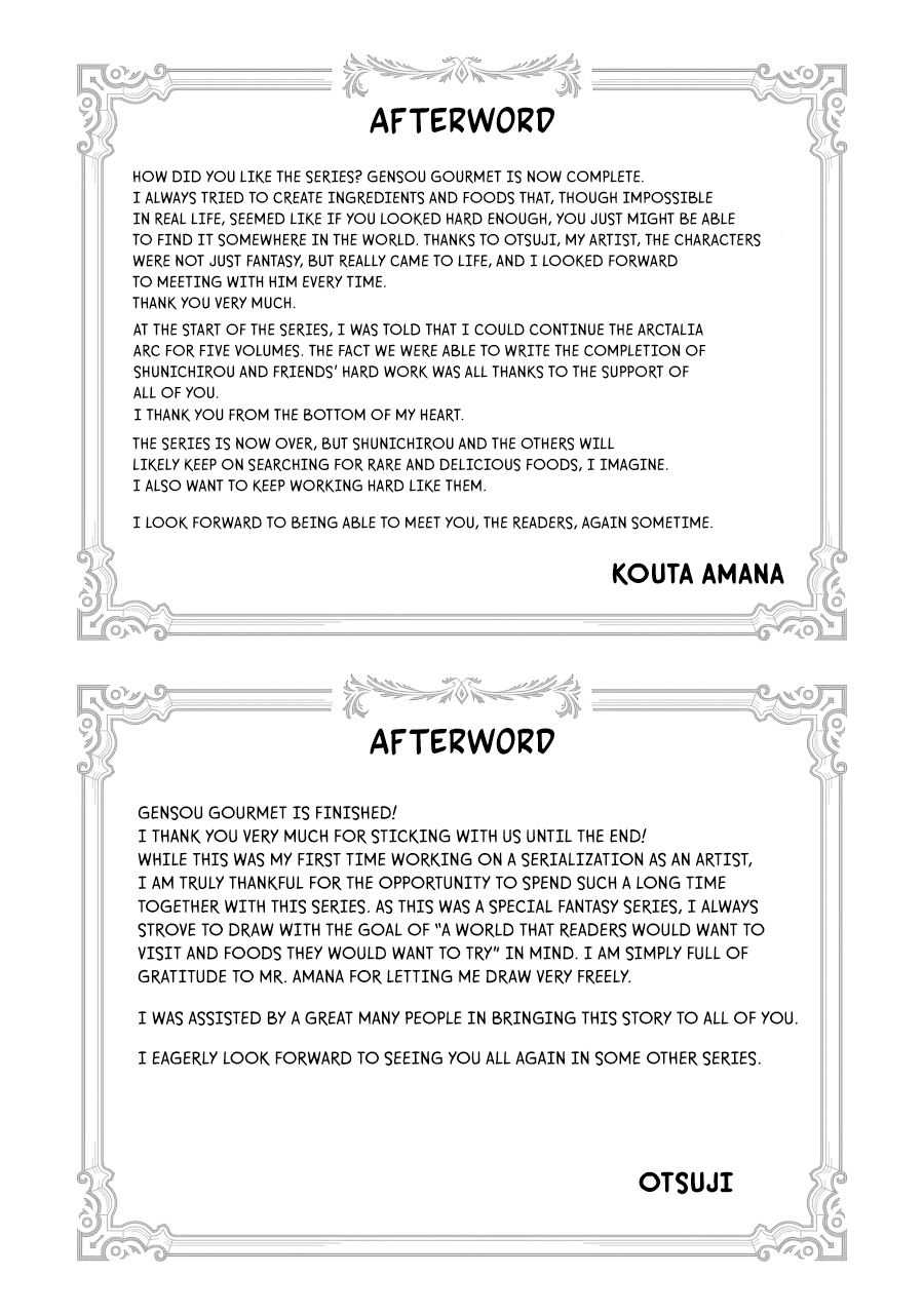 Gourmet In Different World. Chapter 42 page 43 - Chapter 42: Gensou Gourmet [END]