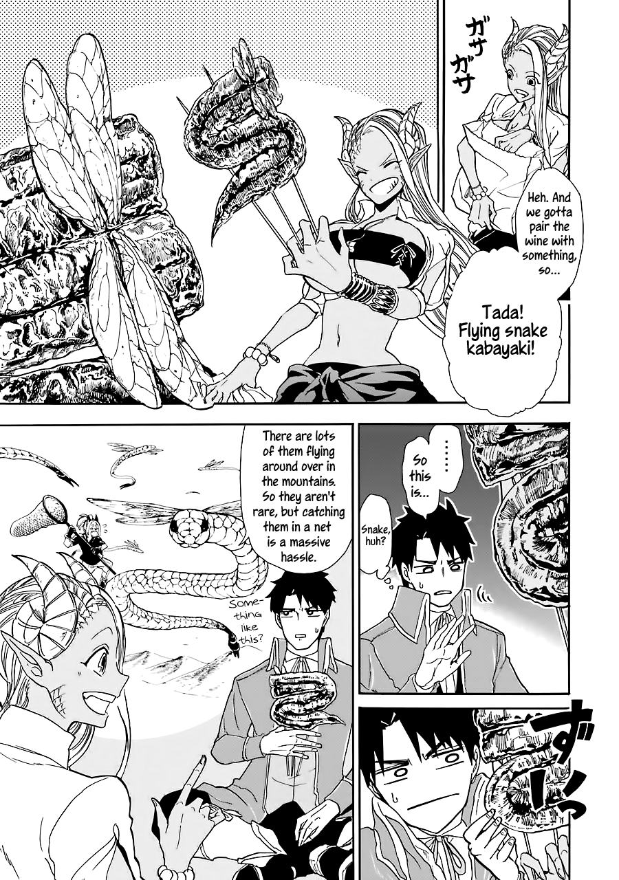 Gourmet In Different World. Chapter 5 page 9 - Chapter 5: The Curtain of Fire