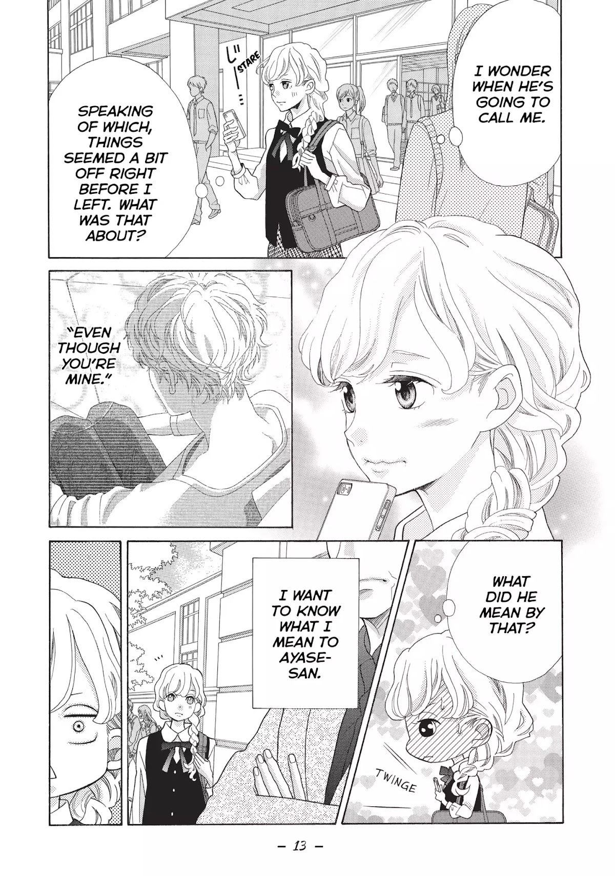 Gozen 0-ji, Kiss Shi ni Kite yo Chapter 4 page 13 - Chapter 4: Vol.2 STORY. 4: Is That Really What Ayase-san is Like