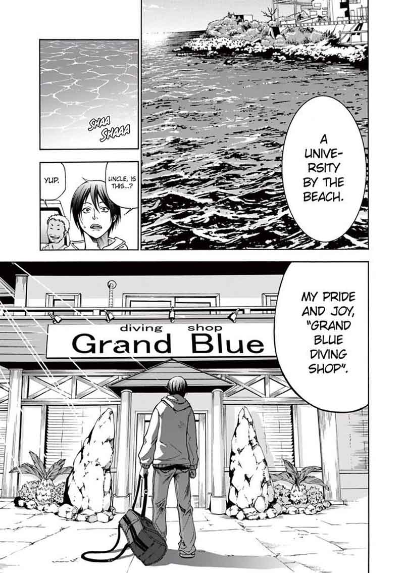 Grand Blue Chapter 1 page 6 - Chapter 1: Deep Blue