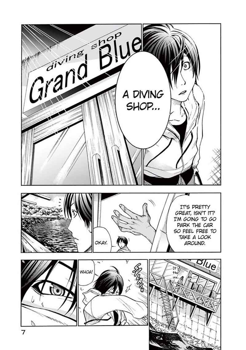 Grand Blue Chapter 1 page 7 - Chapter 1: Deep Blue