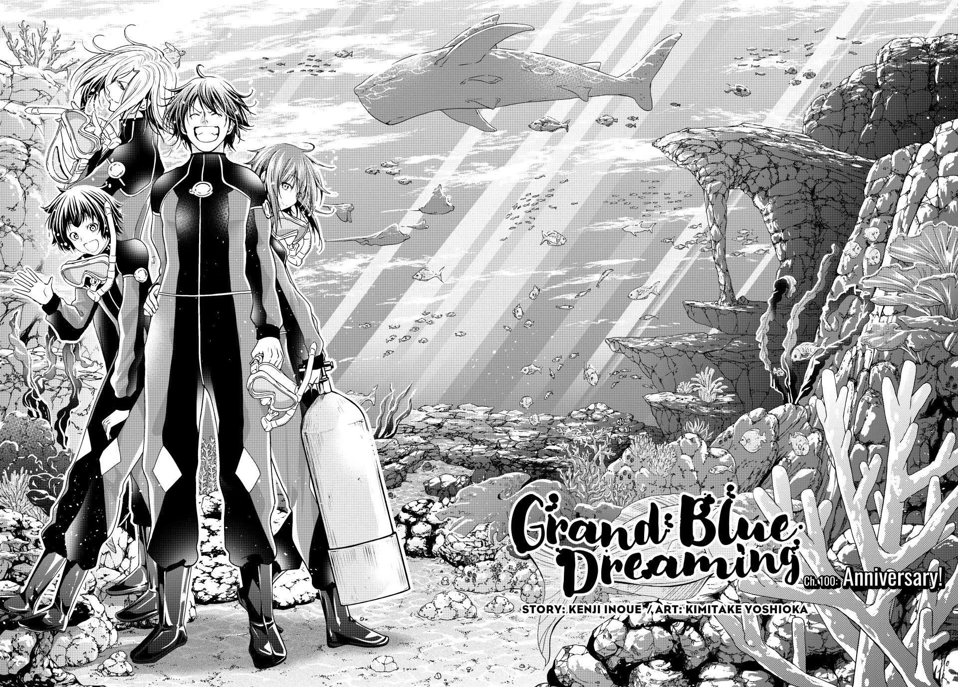 Grand Blue Chapter 100 page 2 - Chapter 100: Anniversary!