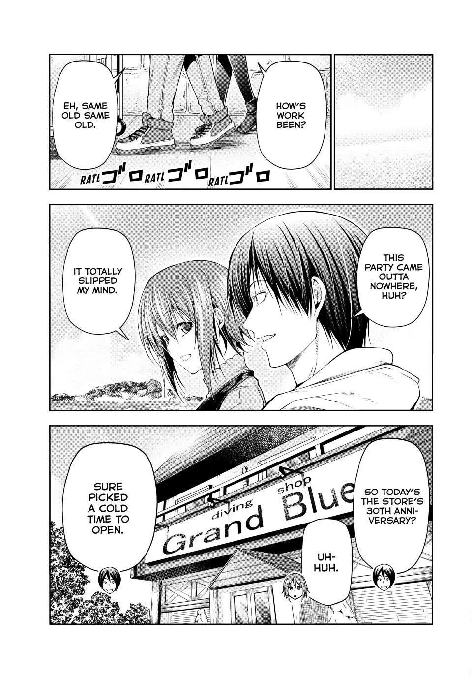 Grand Blue Chapter 100 page 4 - Chapter 100: Anniversary!
