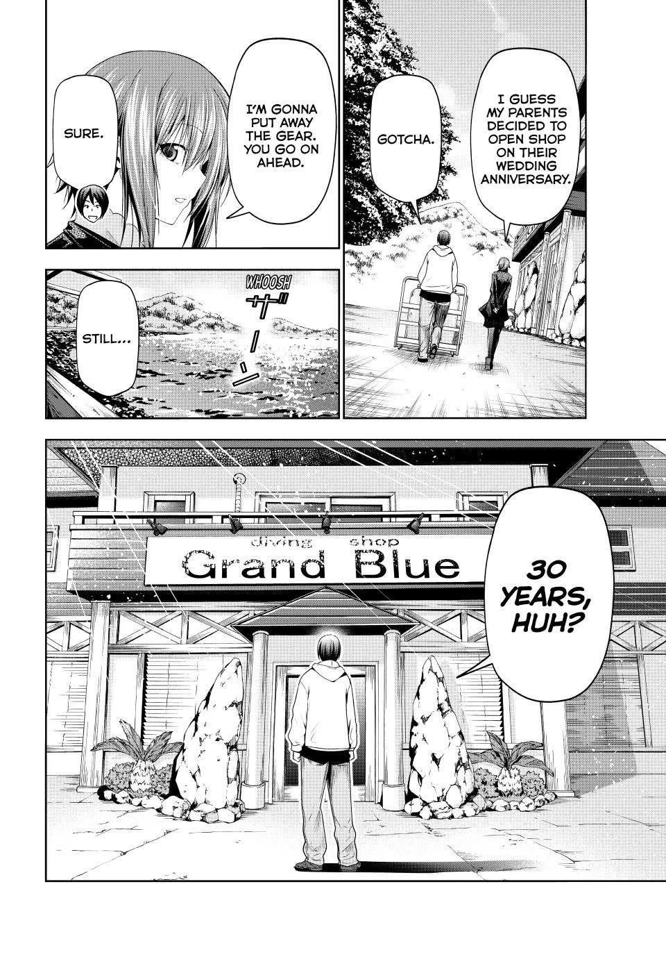 Grand Blue Chapter 100 page 5 - Chapter 100: Anniversary!