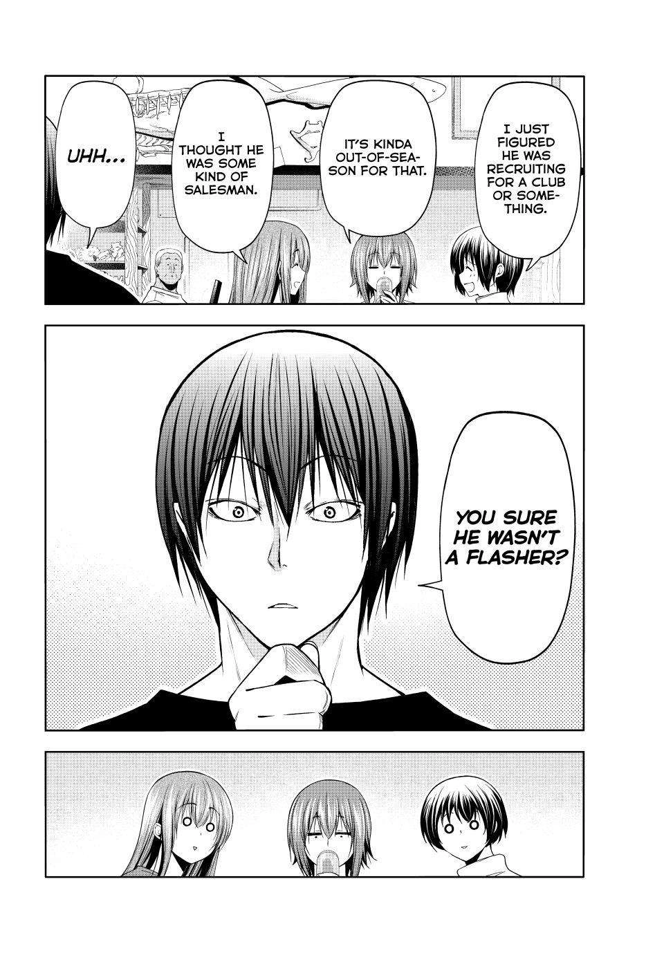Grand Blue Chapter 107.6 page 12 - Chapter 107.6: Extra: Playing Outside