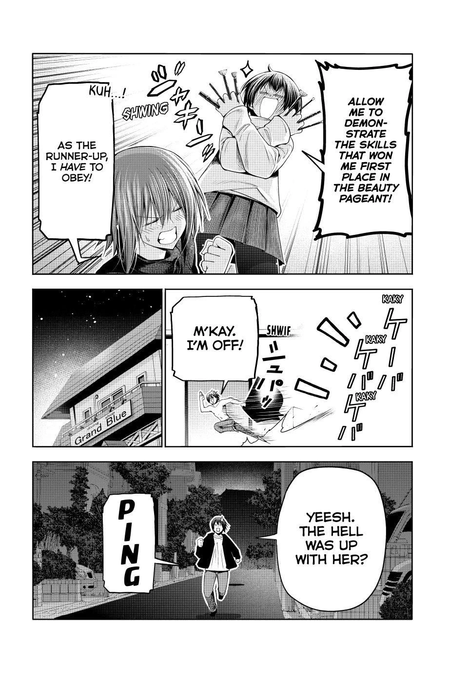 Grand Blue Chapter 108 page 6 - Chapter 108: Escape