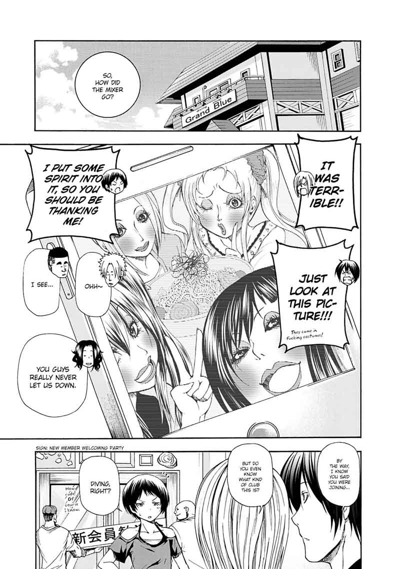 Grand Blue Chapter 11 page 1 - Chapter 11: First Buddy